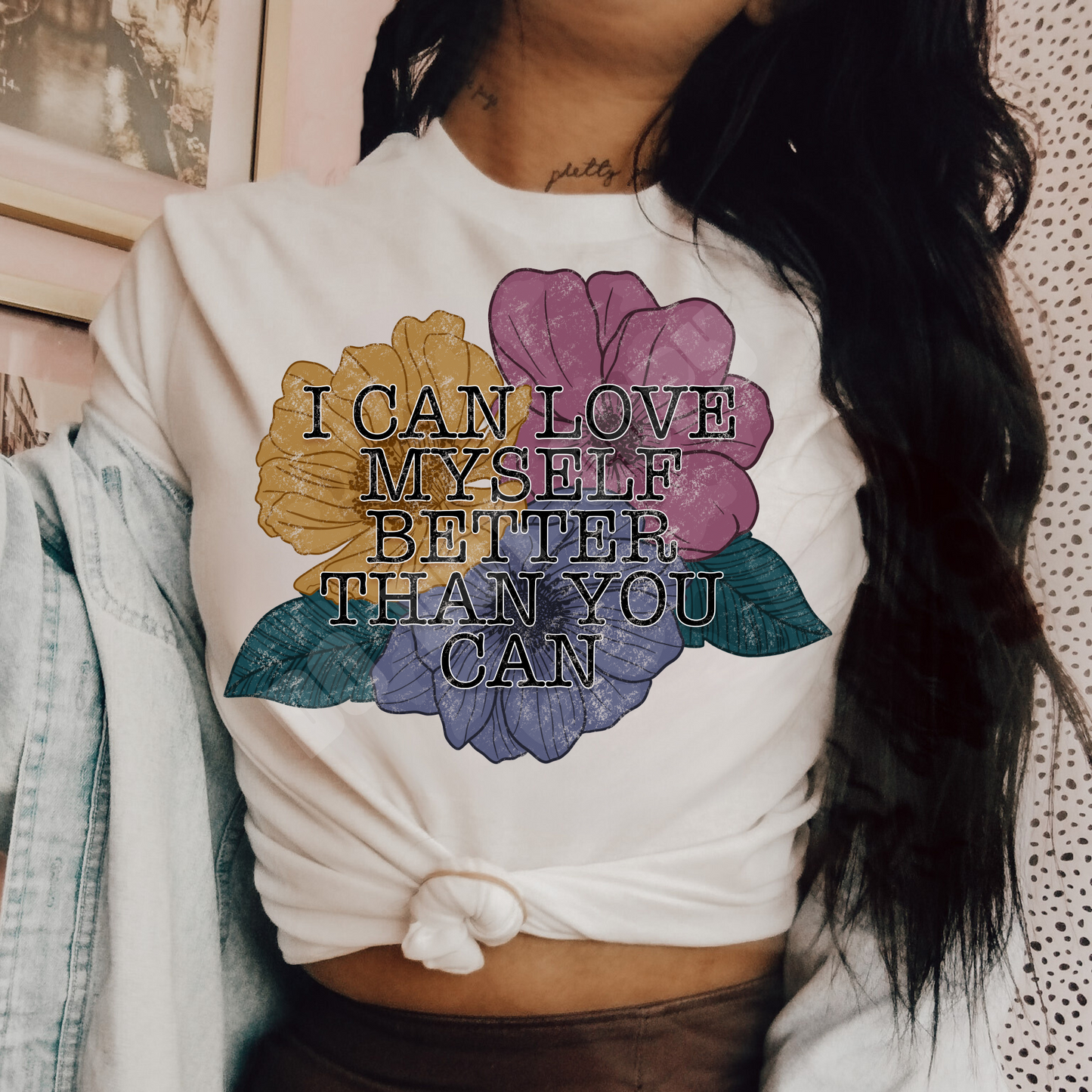 LOVE MYSELF PNG DESIGN