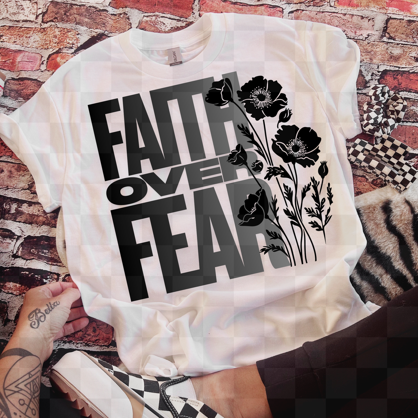 FAITH OVER FEAR DIGITAL DESIGN