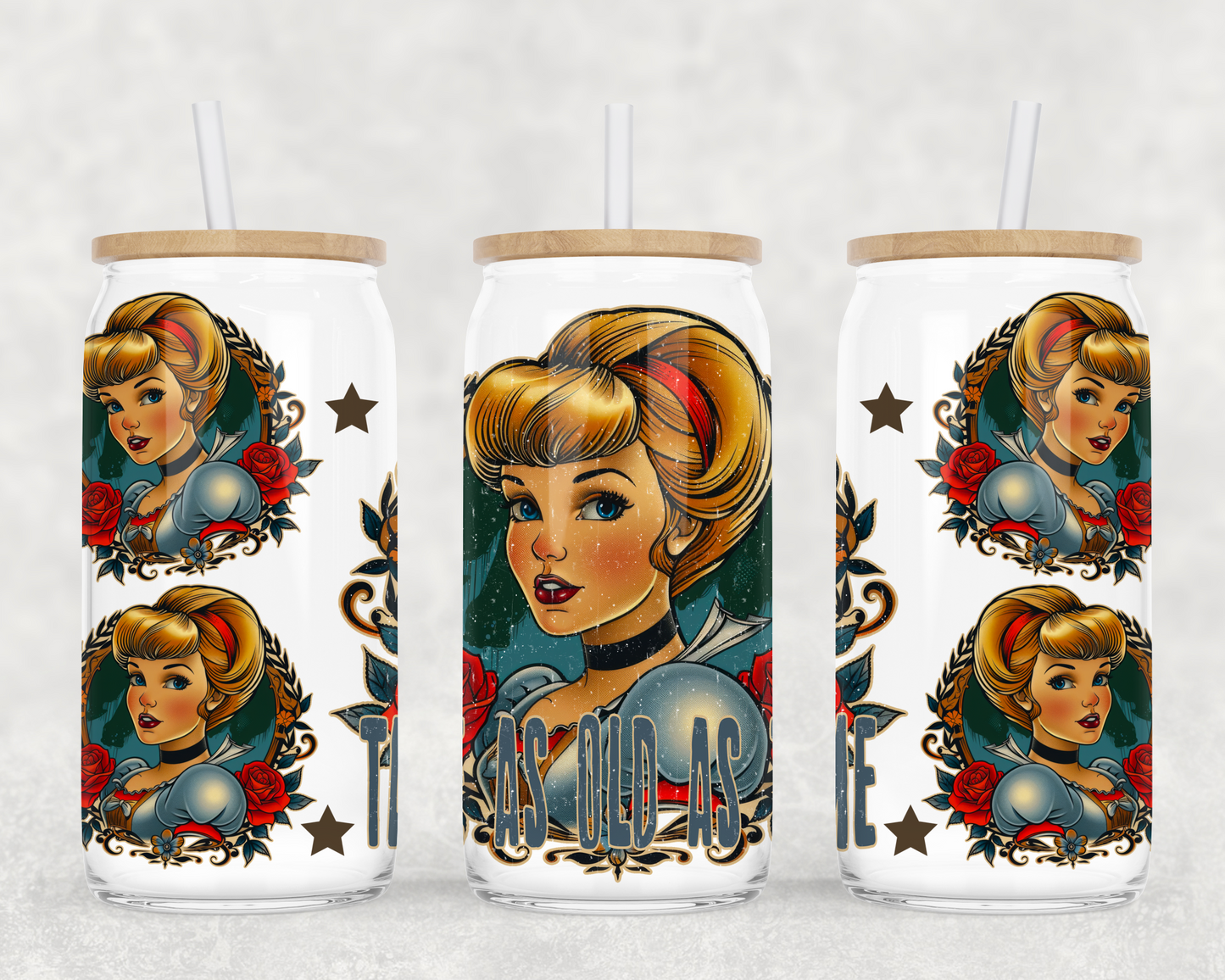 TALE AS OLD AS TIME GLASS WRAP