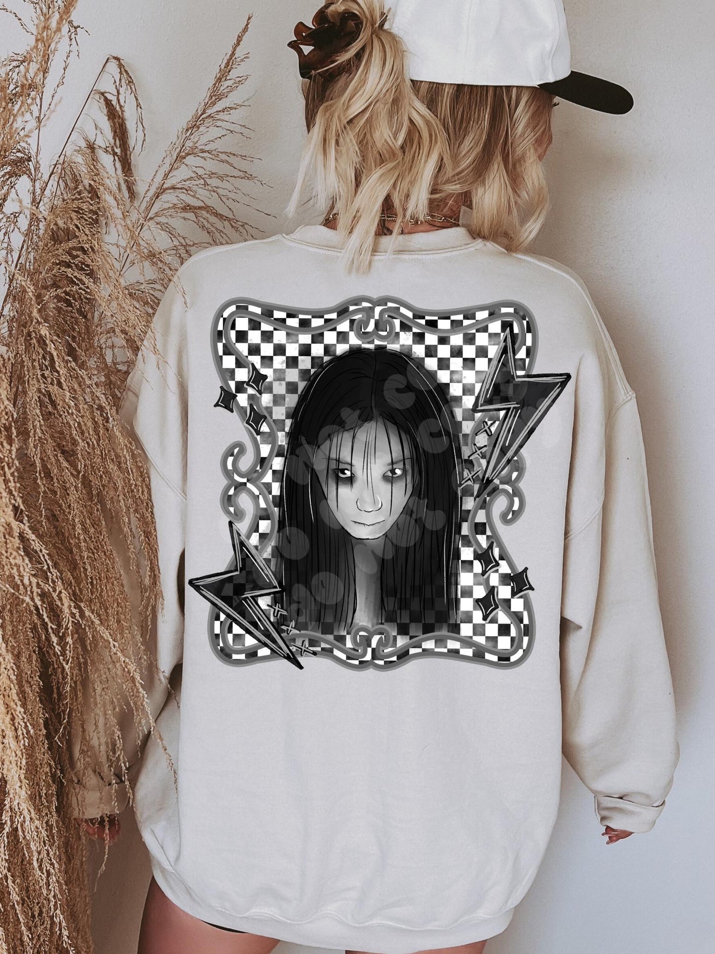 GRUDGE GRAYSCALE PNG DESIGN