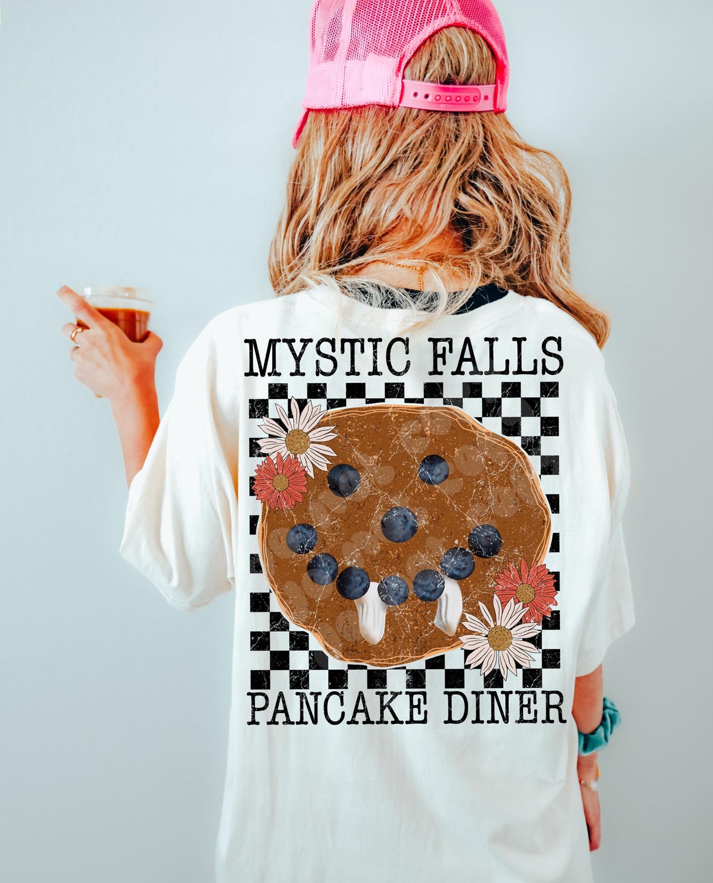 MYSTIC FALLS PANCAKE DINER PNG DESIGN - NO LICENSING REQUIRED - JANUARY 2025