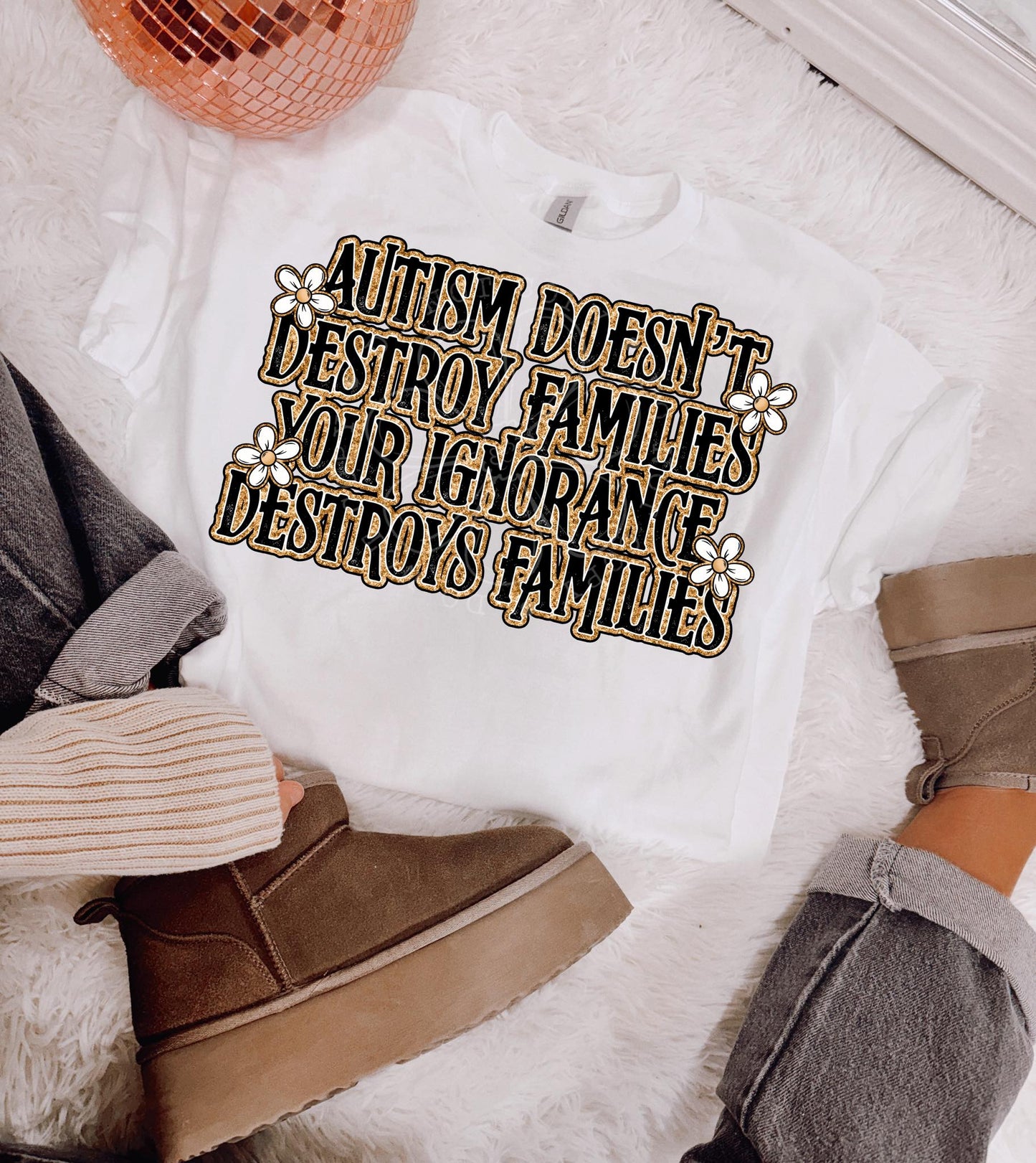 Autism Doesn't Destory Families PNG Design *NO LICENSING REQUIRED*