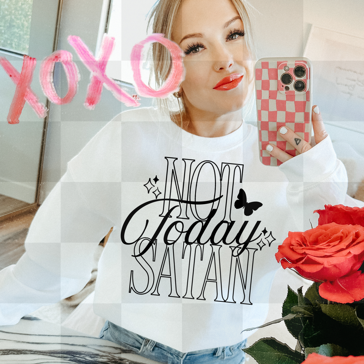 NOT TODAY SATAN DIGITAL DESIGN