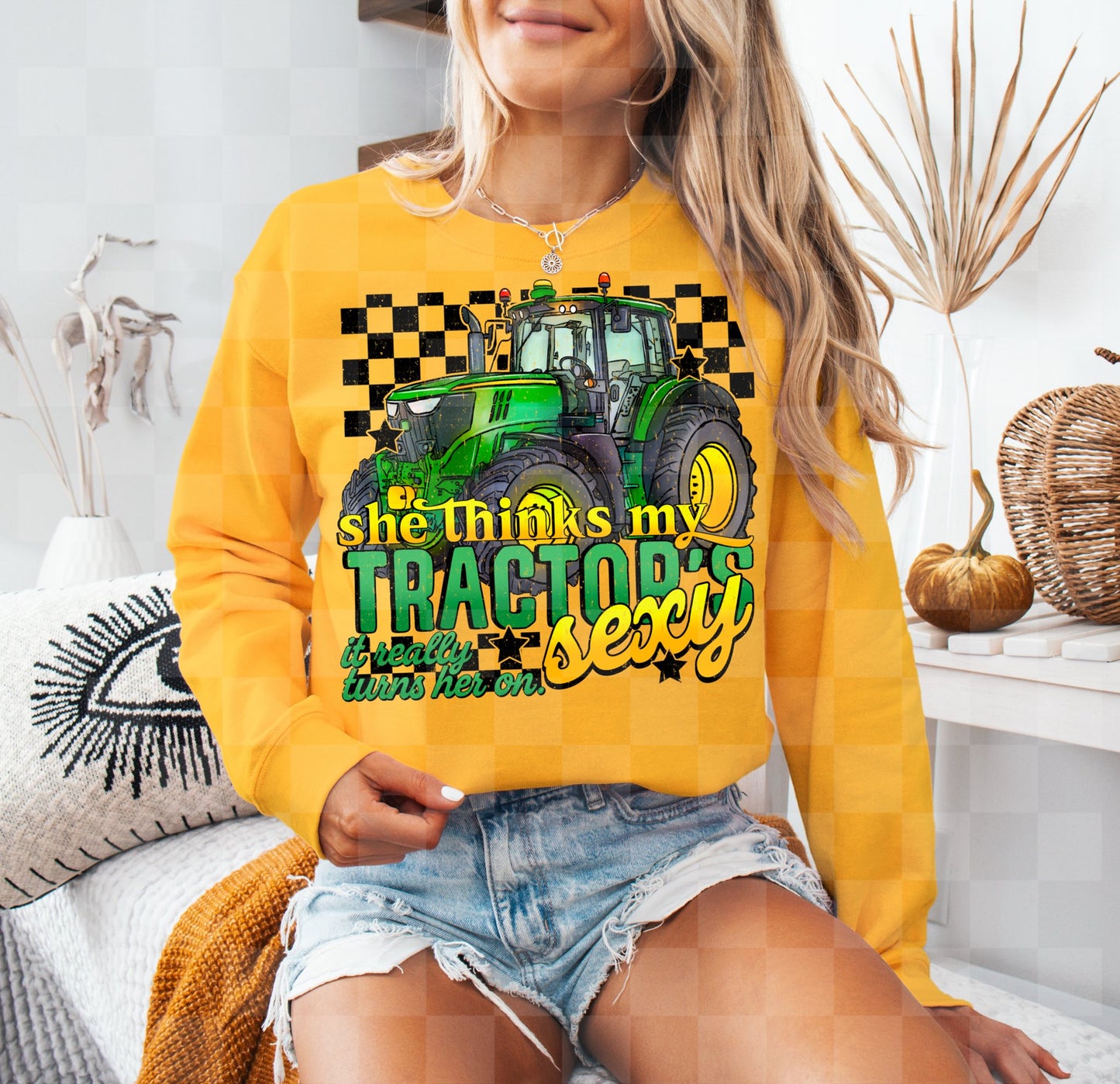 SHE THINKS MY TRACTOR'S SEXY DIGITAL DESIGN