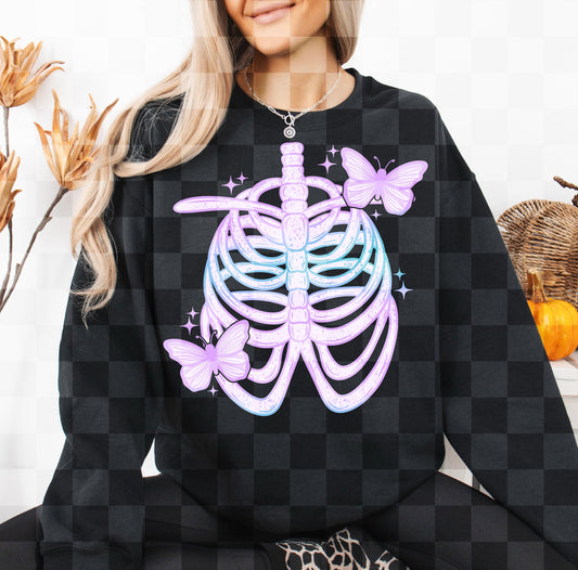 BUTTERFLY RIBCAGE DIGITAL DESIGN