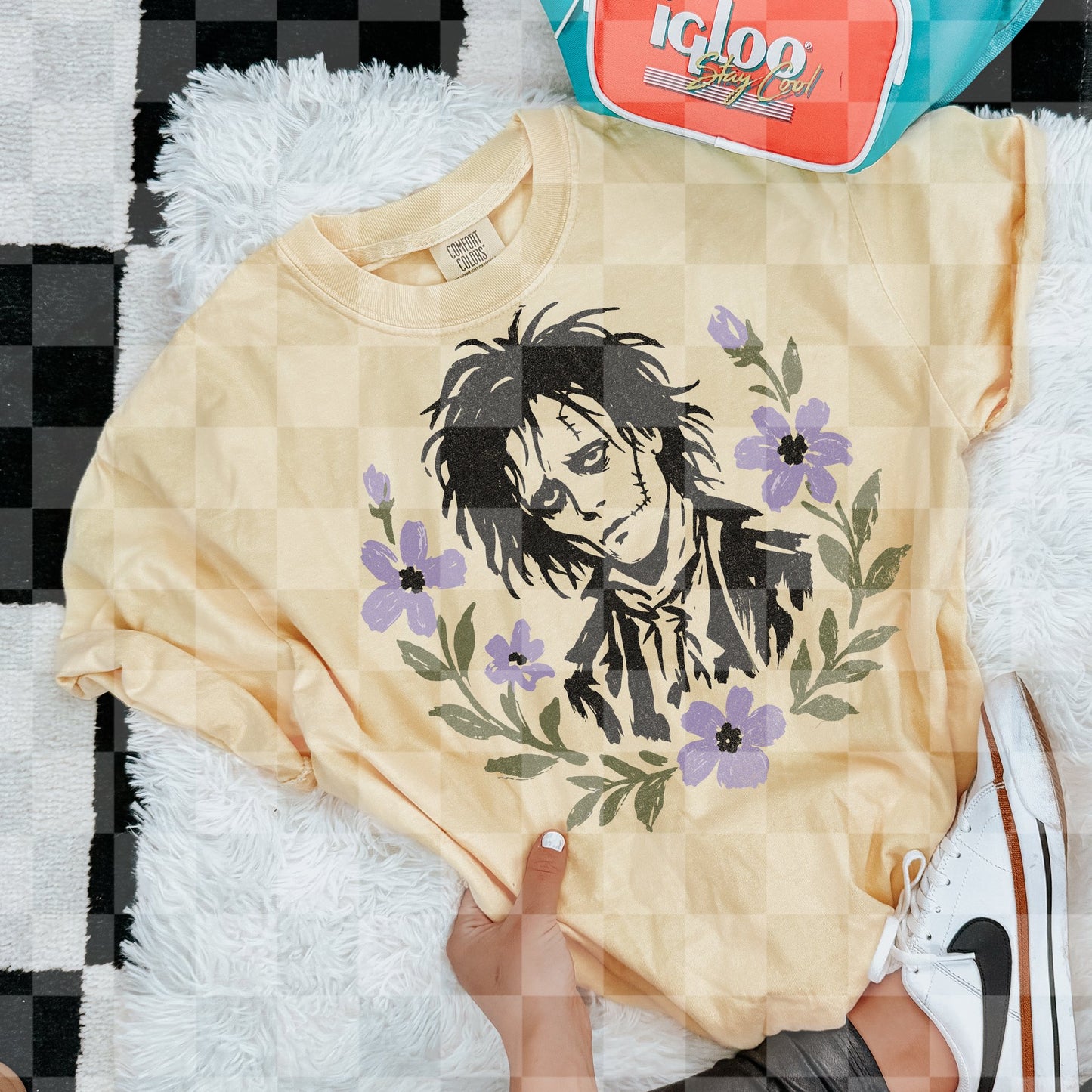 BILLY ZOMBIE FLORAL DOODLE DIGITAL DESIGN