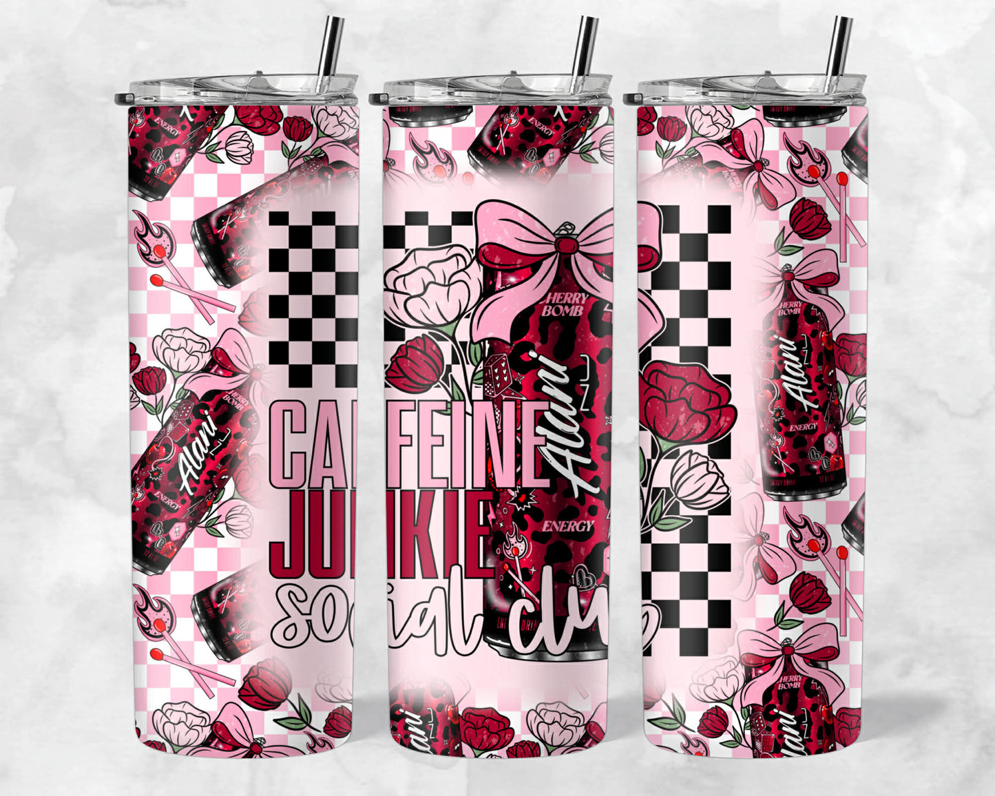 CAFFEINE JUNKIE TUMBLER WRAP