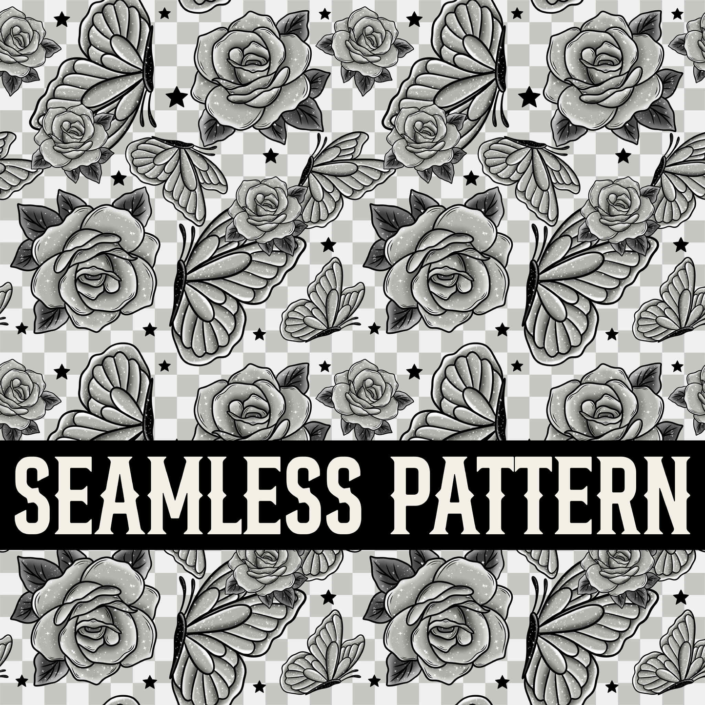 Rose Garden Seamless *NO LICENSING REQUIRED*