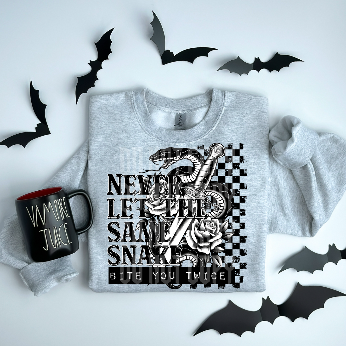 Snake Bite You Twice PNG Design *NO LICENSING REQUIRED*