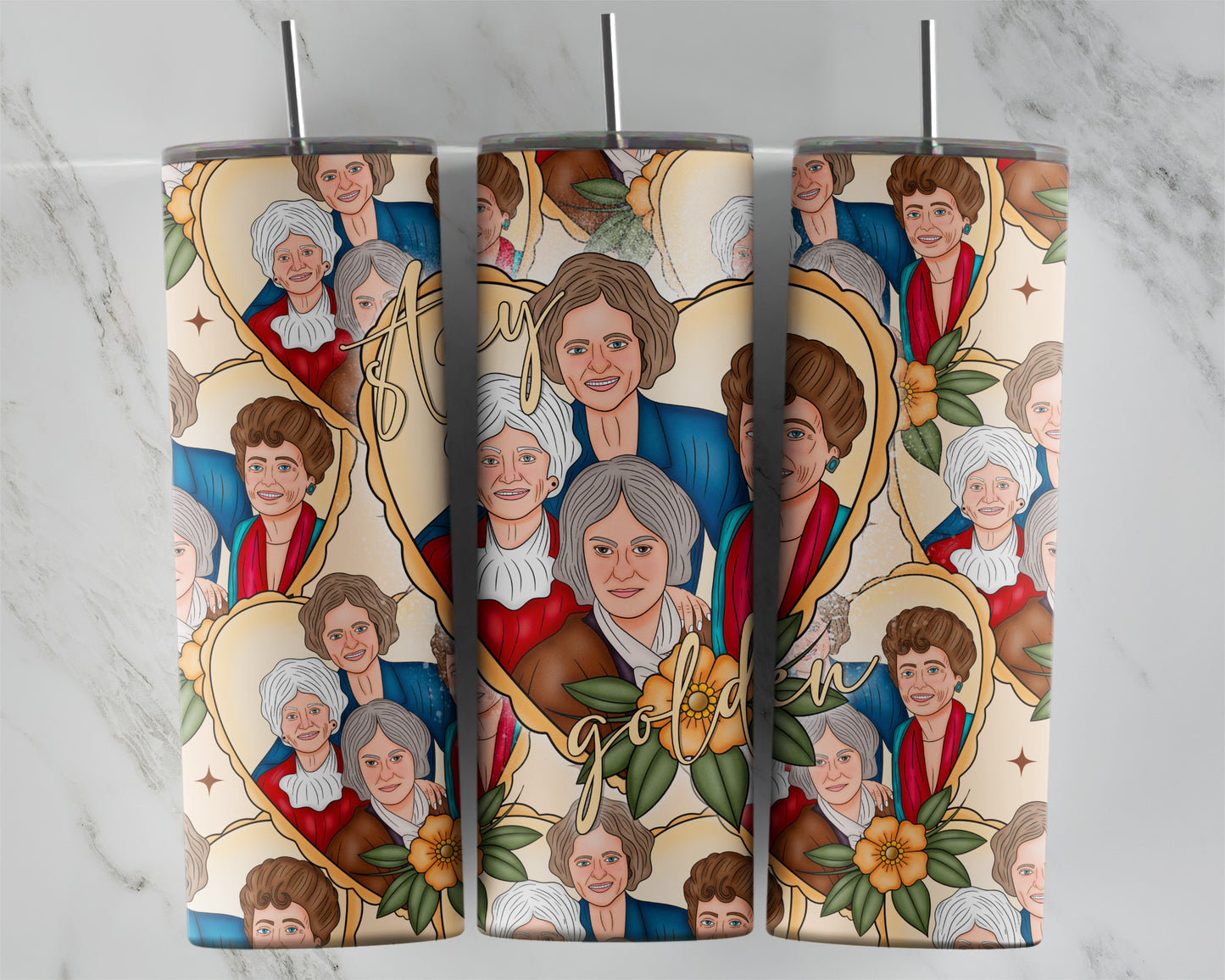 STAY GOLDEN TUMBLER WRAP