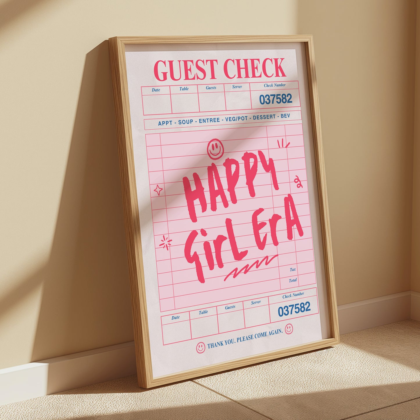 HAPPY GIRL ERA WALL ART - NO LICENSING REQUIRED - JANUARY 2025