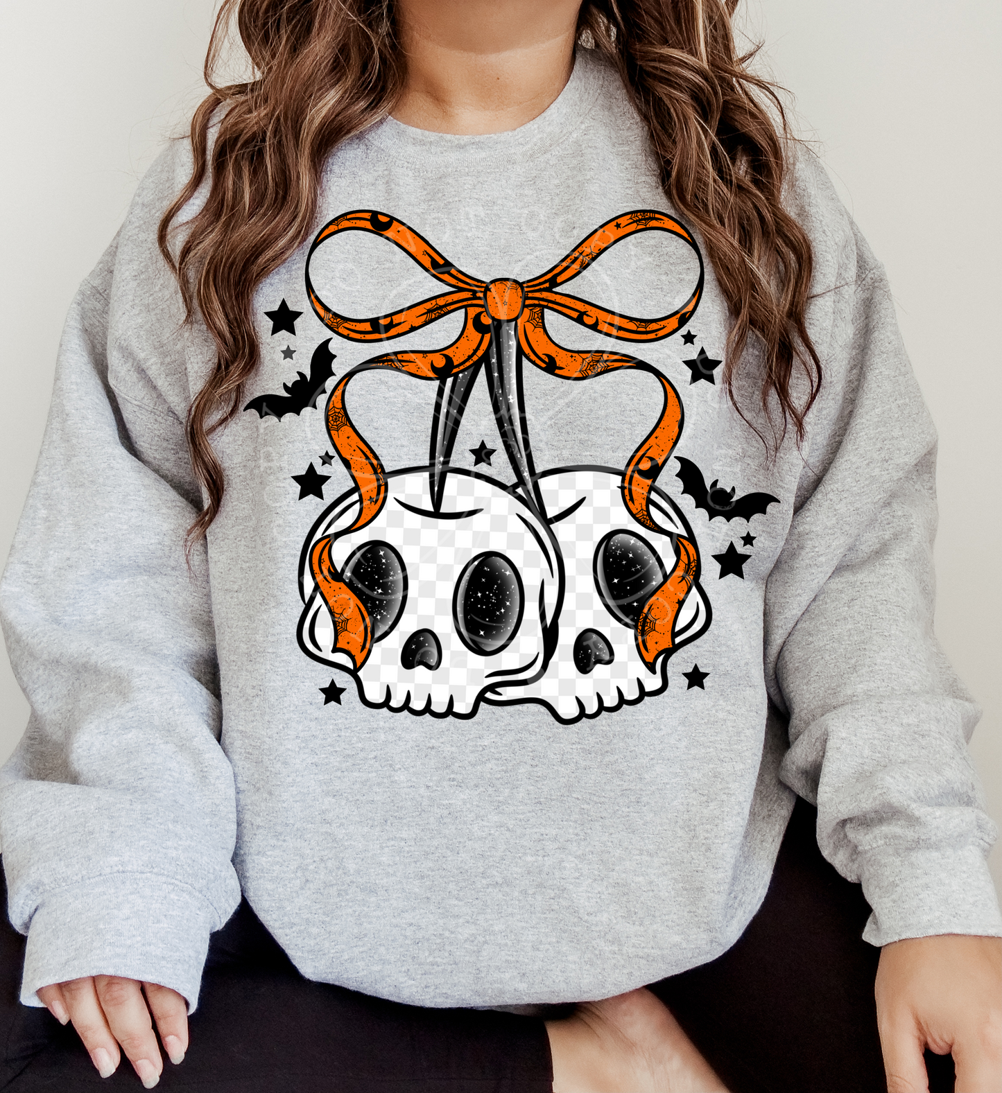 Skull Cherries PNG Design *NO LICENSING REQUIRED*
