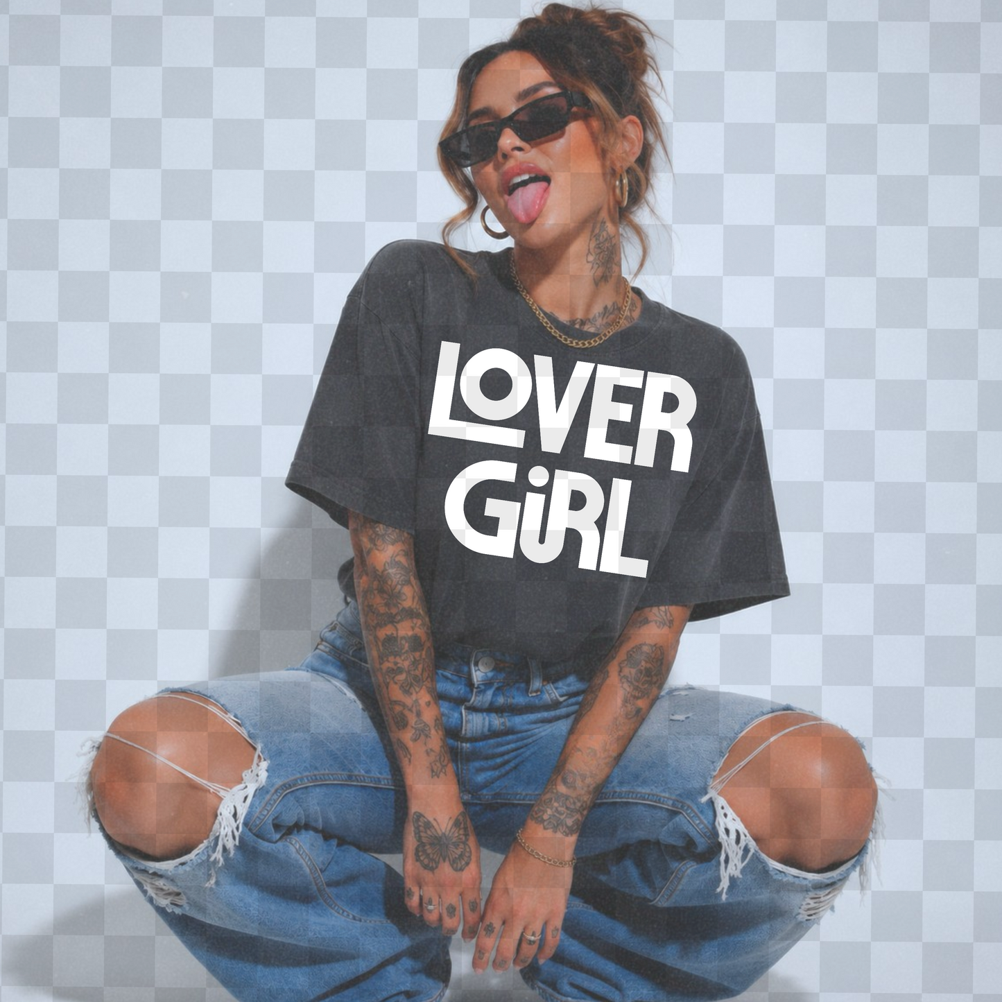 LOVER GIRL PNG DIGITAL DESIGN
