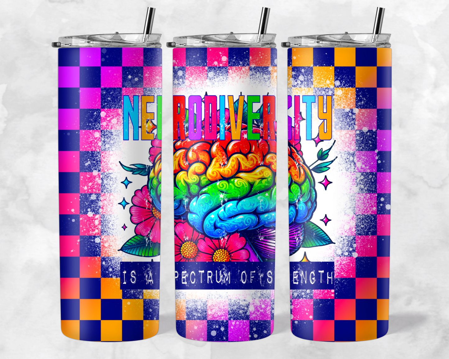 NEURODIVERSITY TUMBLER WRAP
