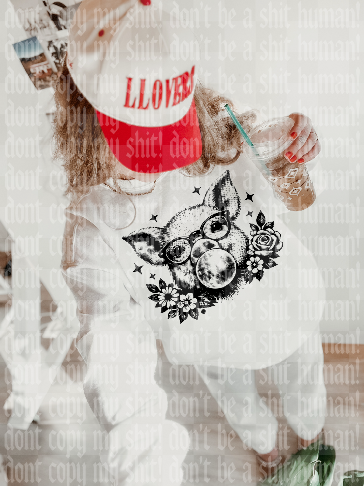 PREPPY HALFTONE PIG DIGITAL DESIGN