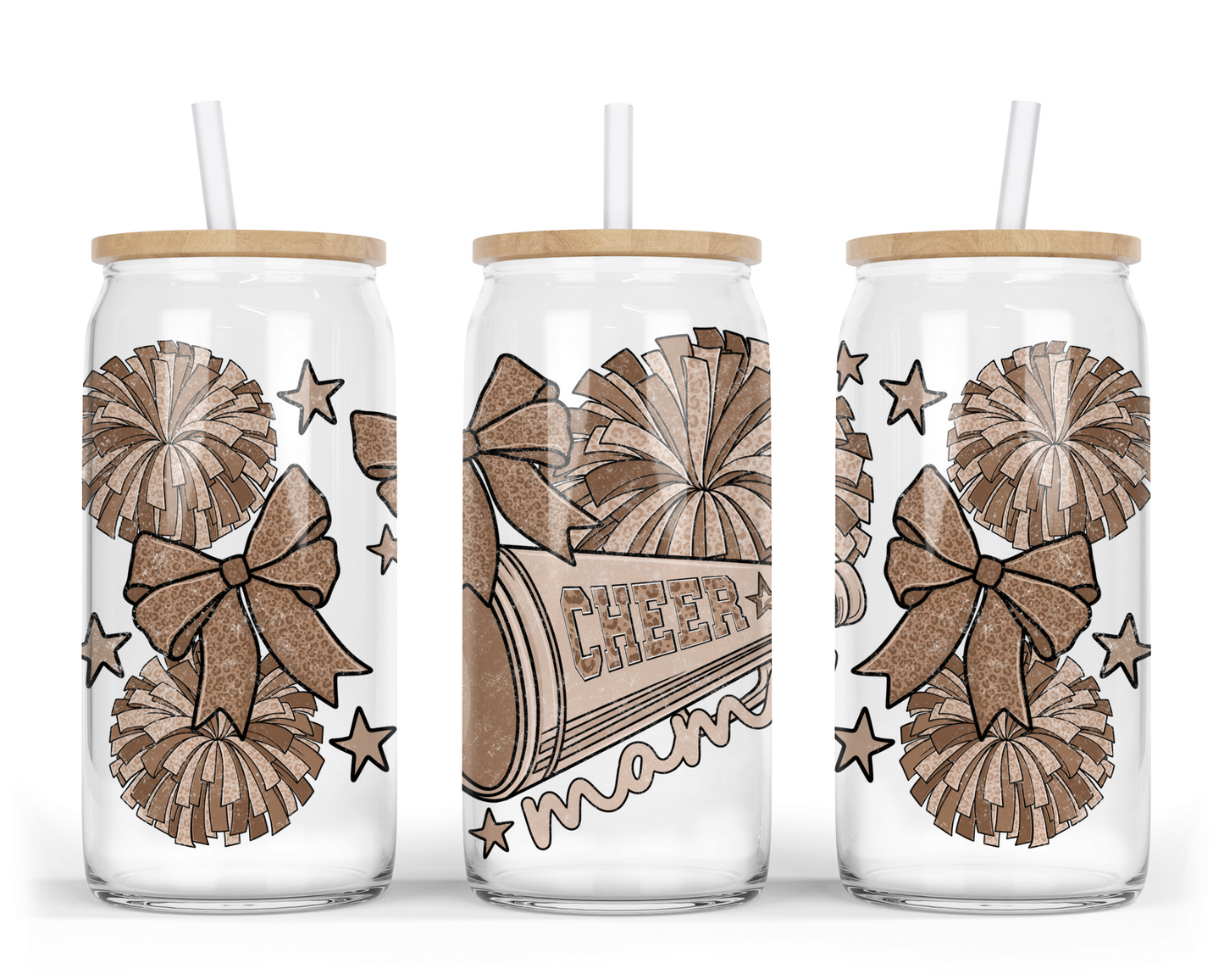 CHEER MAMA GLASS WRAP DIGITAL DESIGN