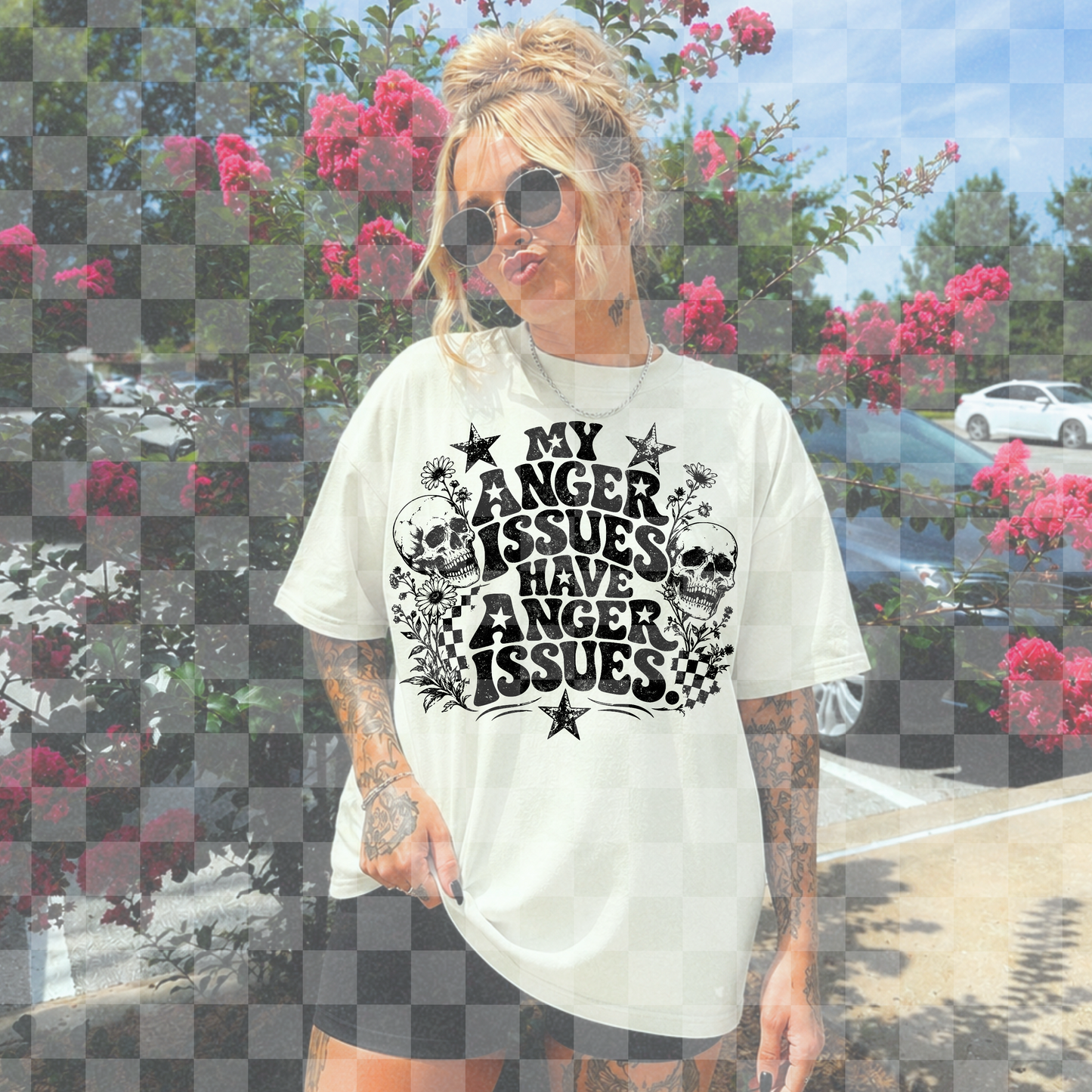 ANGER ISSUES PNG DIGITAL DESIGN
