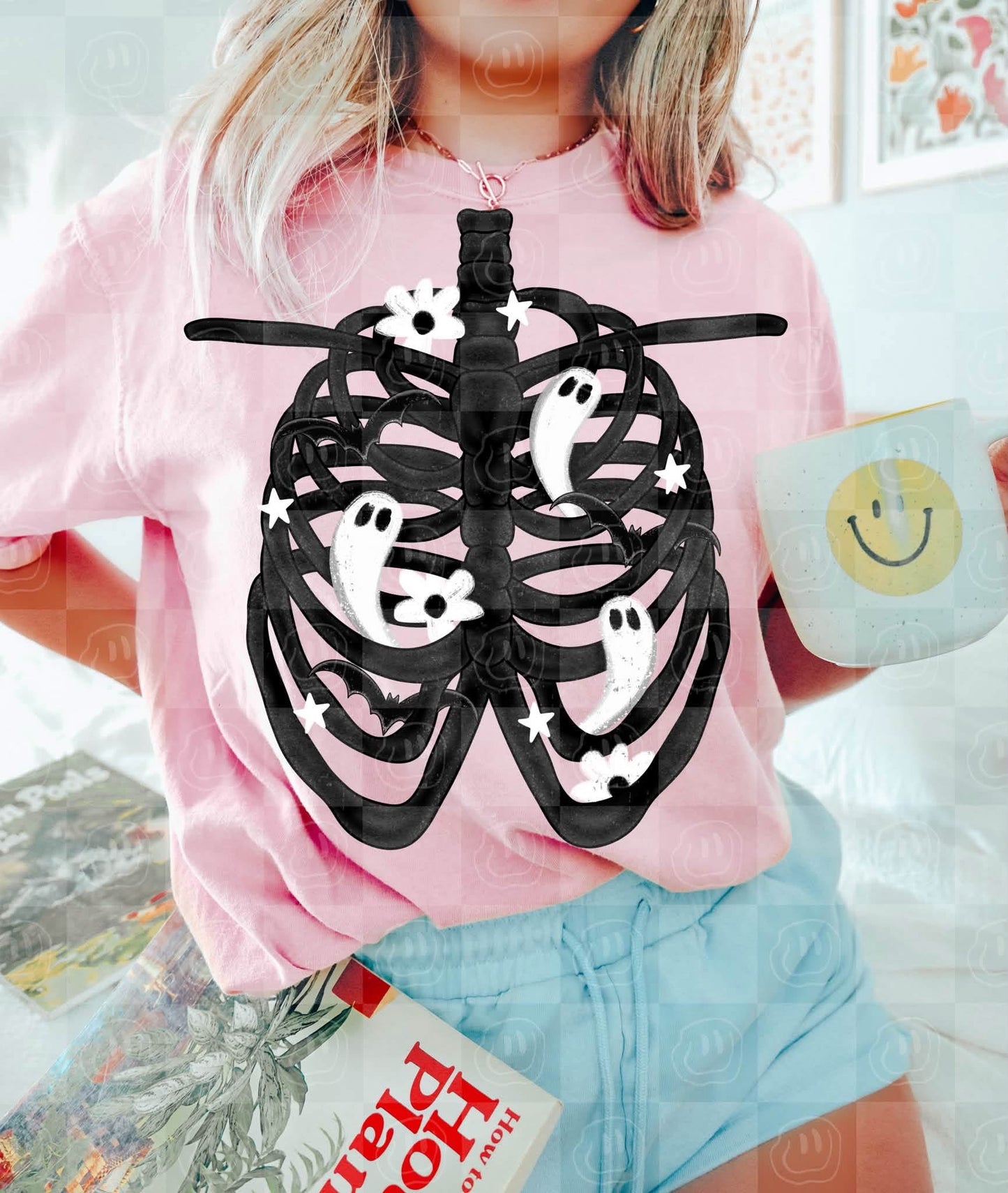 Ghost Floral Ribs Digital Download