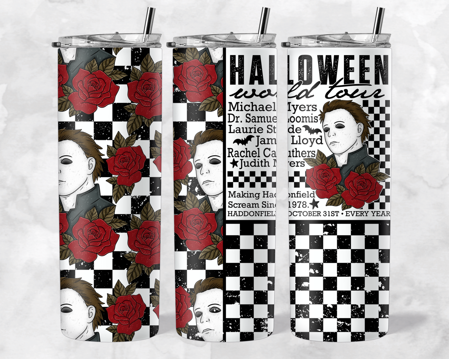 HALLOWEEN WORLD TOUR MICHAEL TUMBLER WRAP
