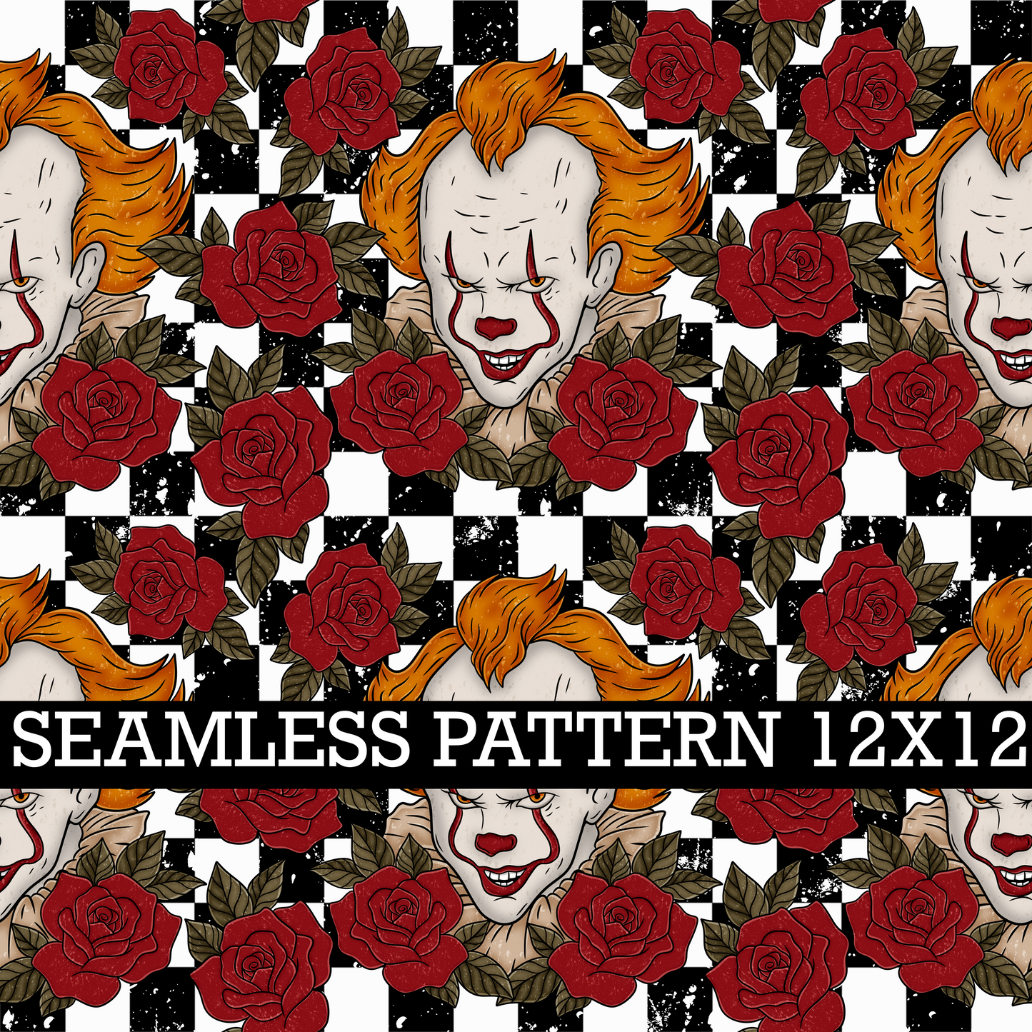 HALLOWEEN WORLD TOUR PENNY SEAMLESS PATTERN