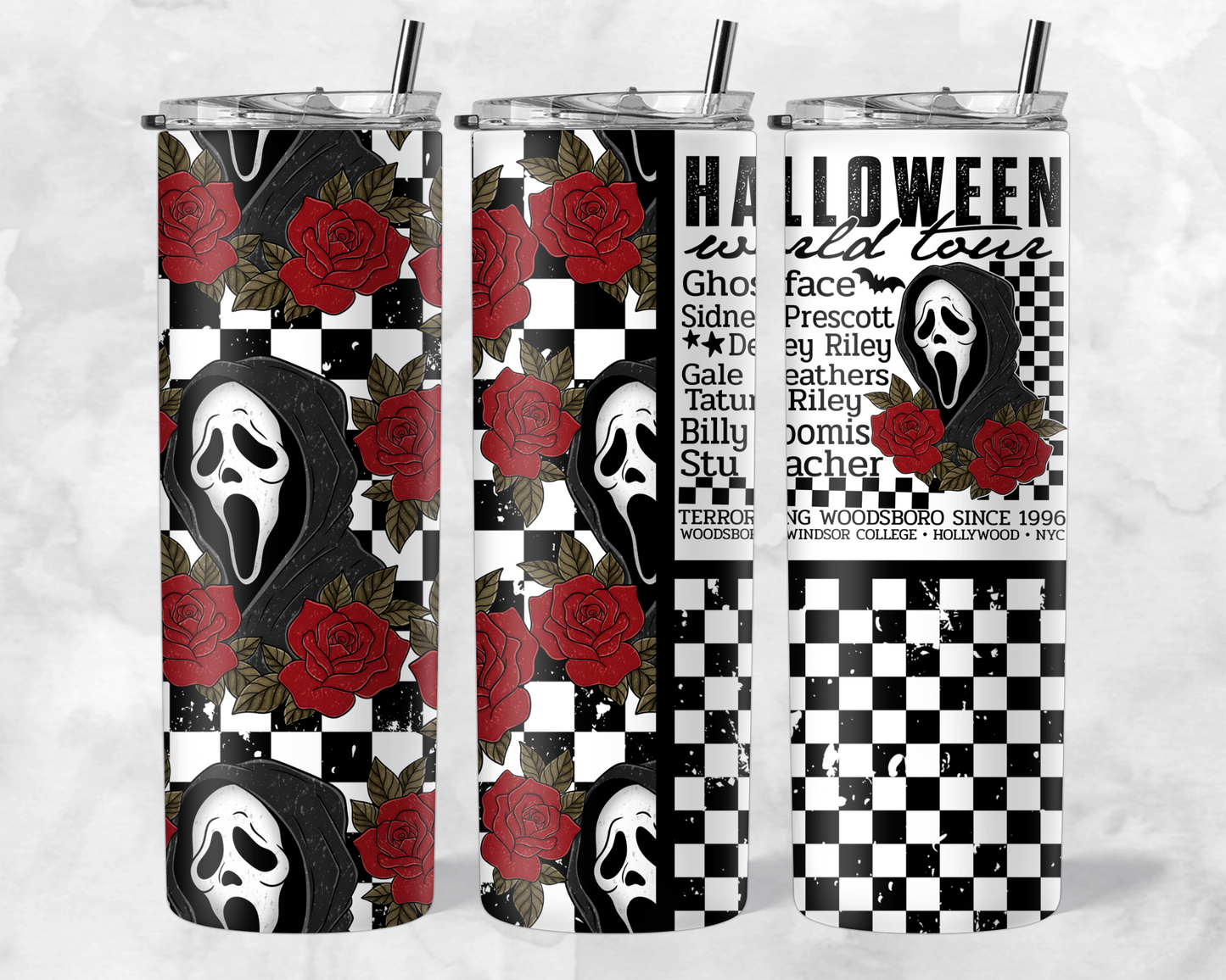 HALLOWEEN WORLD TOUR GHOST TUMBLER WRAP