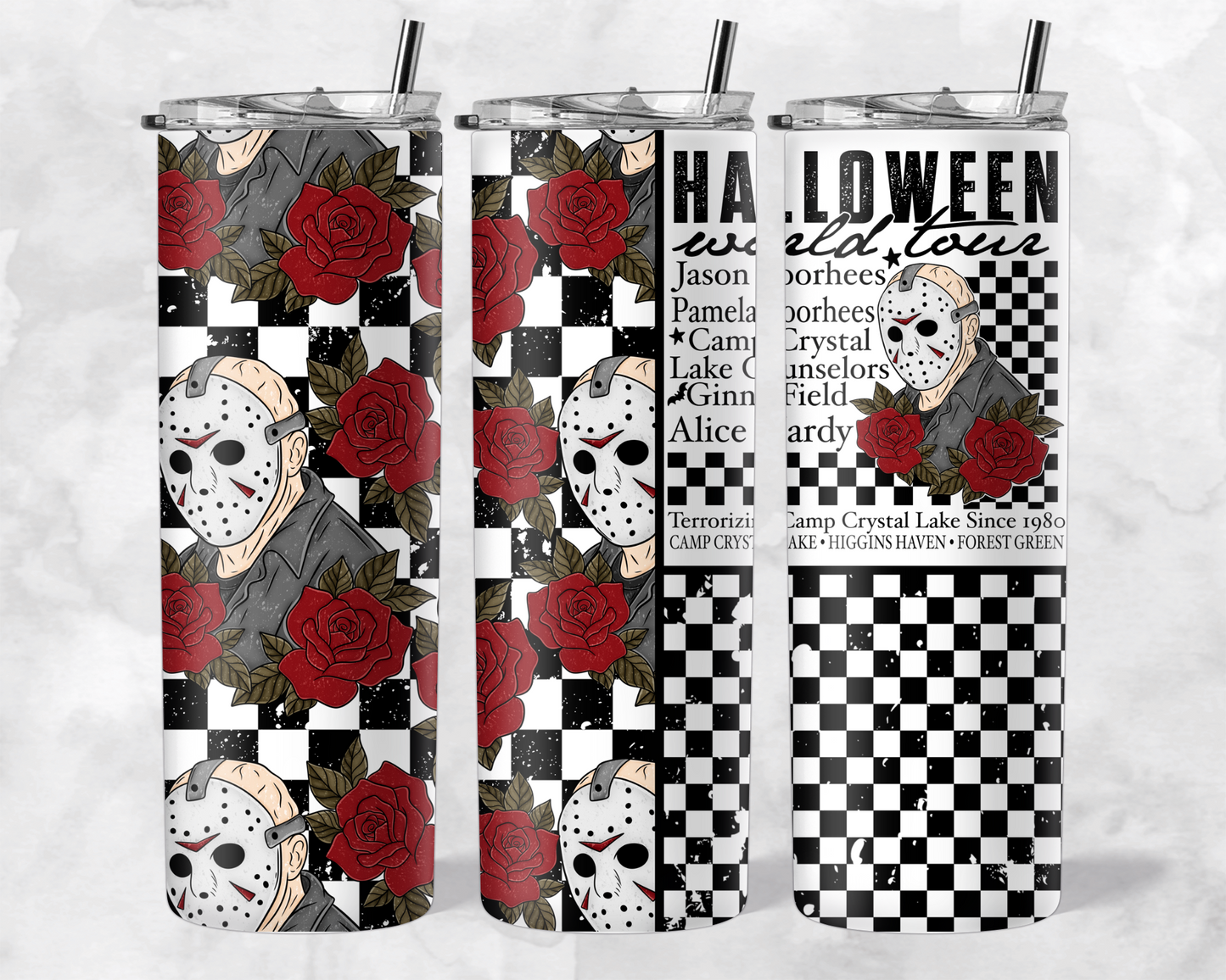HALLOWEEN WORLD TOUR JASON TUMBLER WRAP