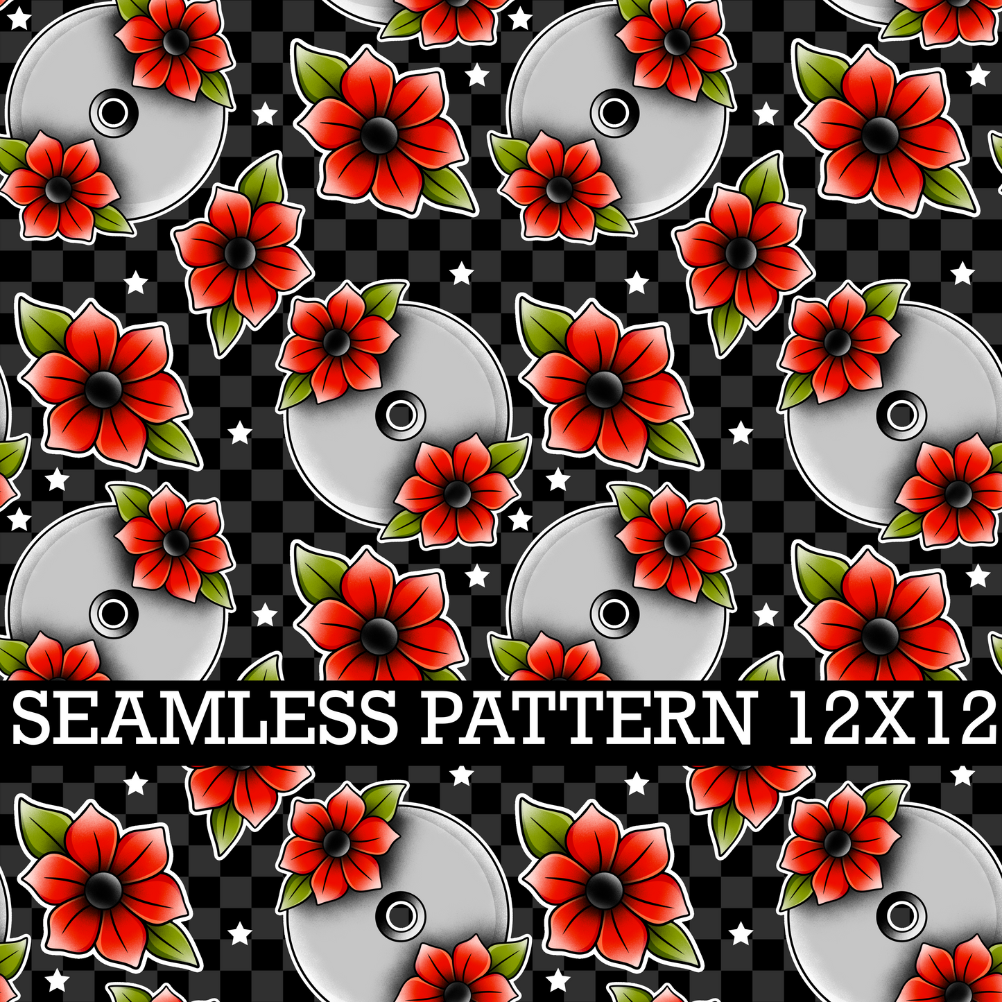 MUSIC IS MY ESCAPE SEAMLESS PATTERN