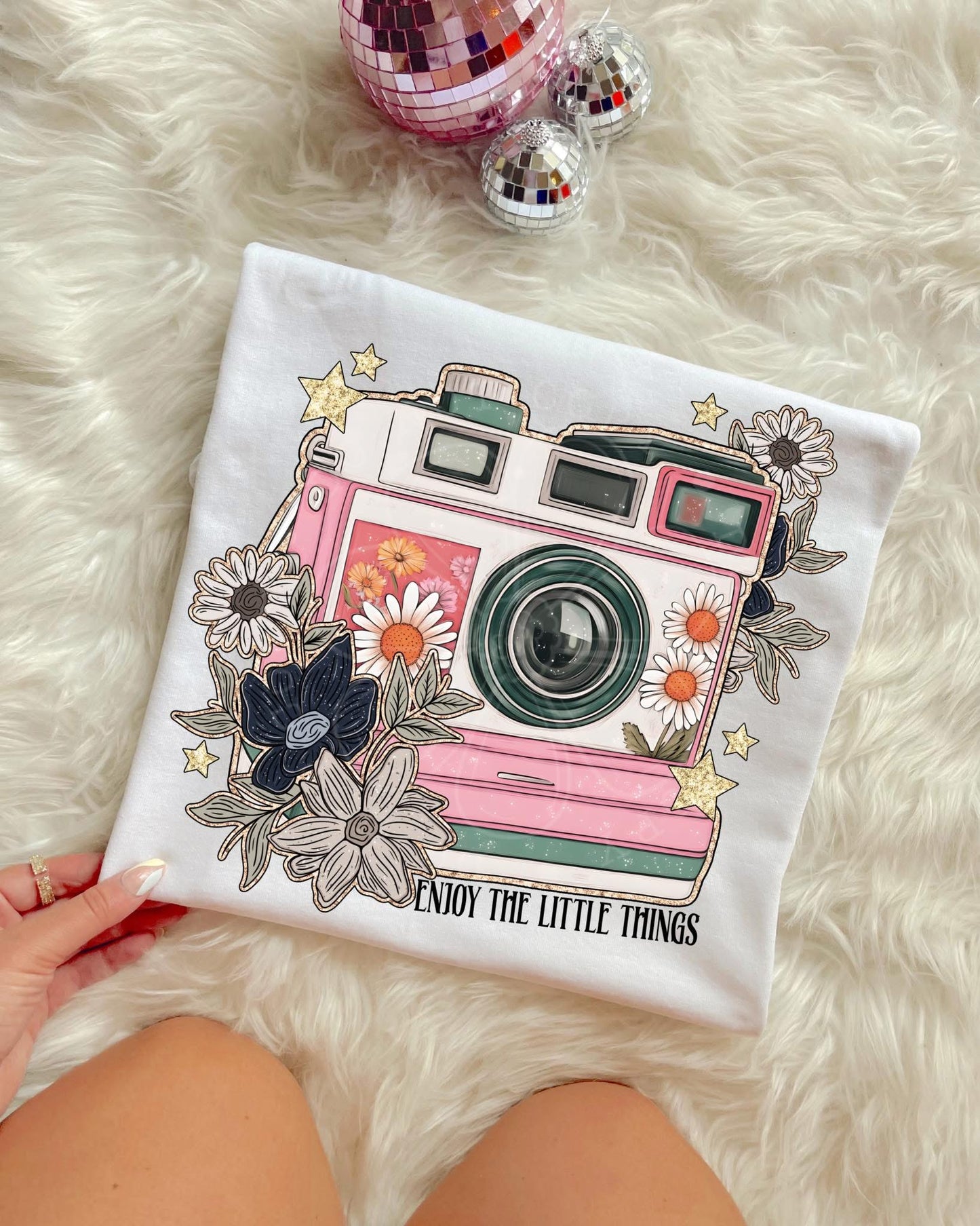 Enjoy The Little Things PNG Design *NO LICENSING REQUIRED*