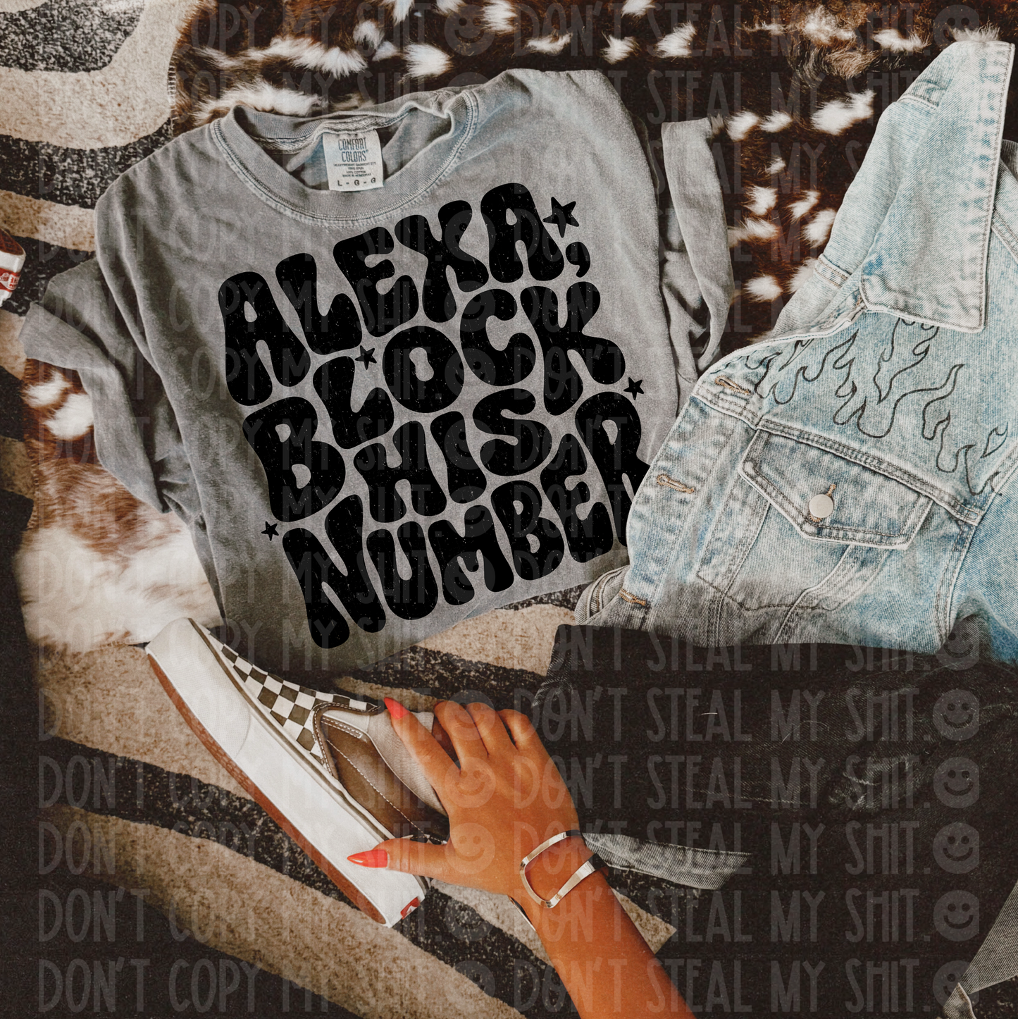 ALEXA BLOCK HIS NUMBER DIGITAL DESIGN