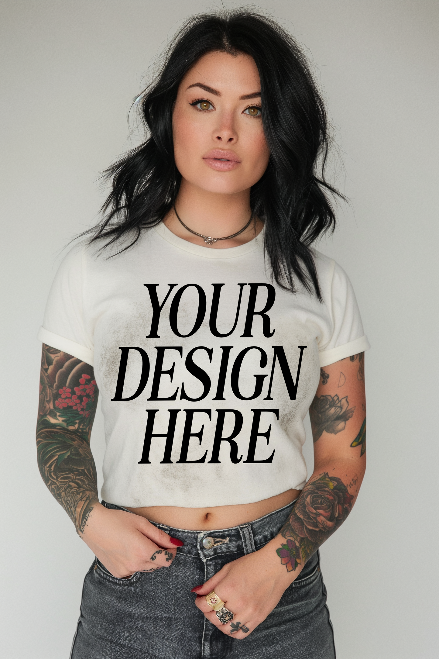 UNBRANDED WHITE BLANK MOCK