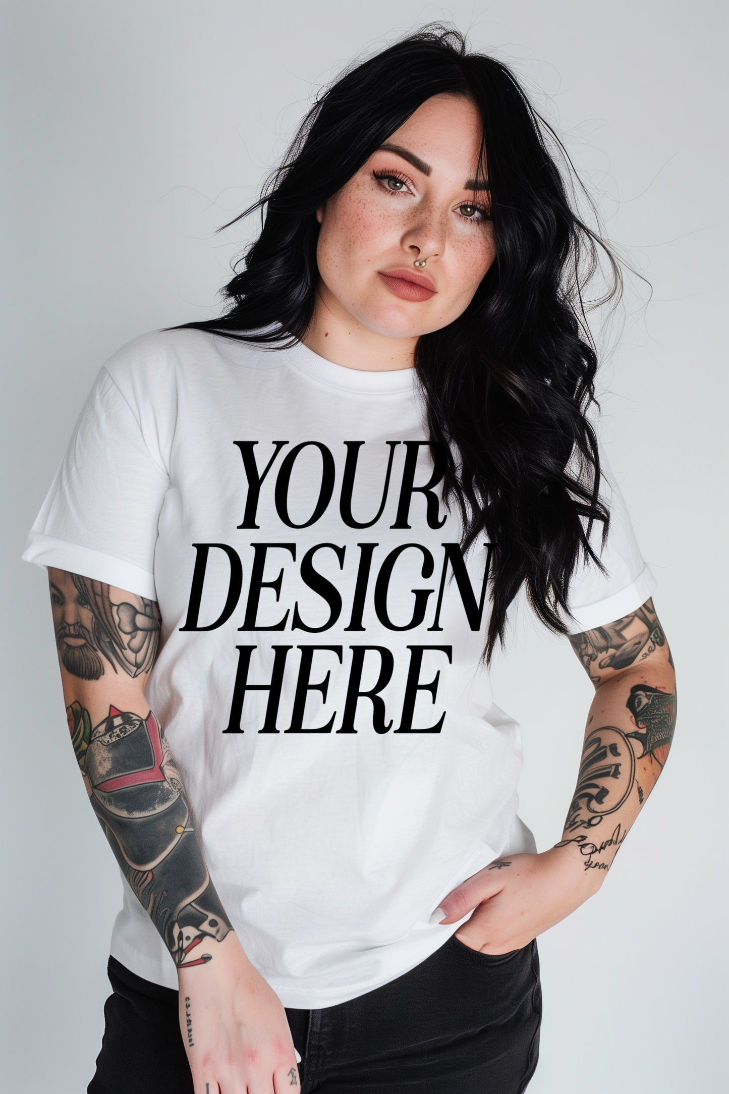 UNBRANDED WHITE BLANK MOCK