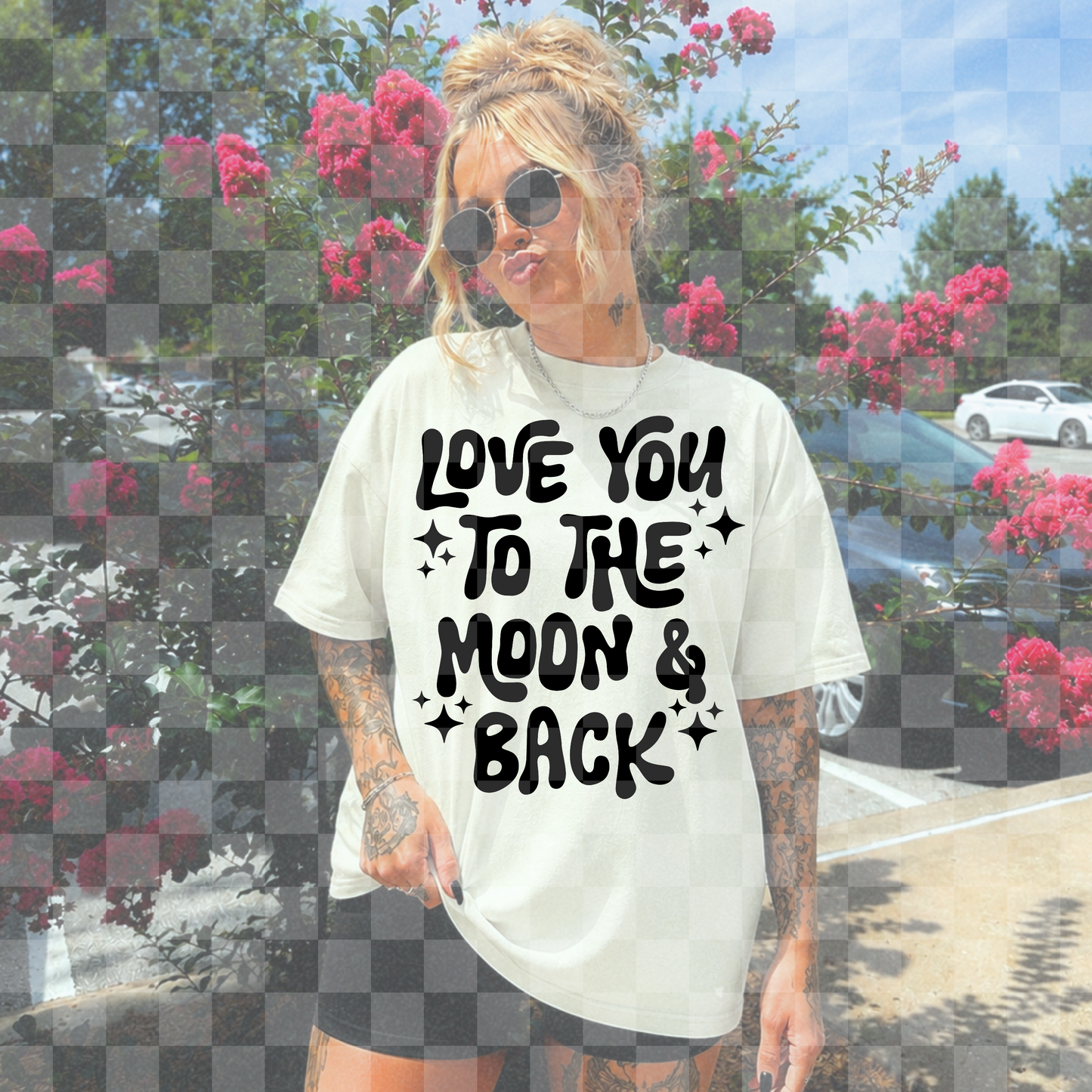 LOVE YOU TO THE MOON AND BACK PNG DIGITAL DESIGN