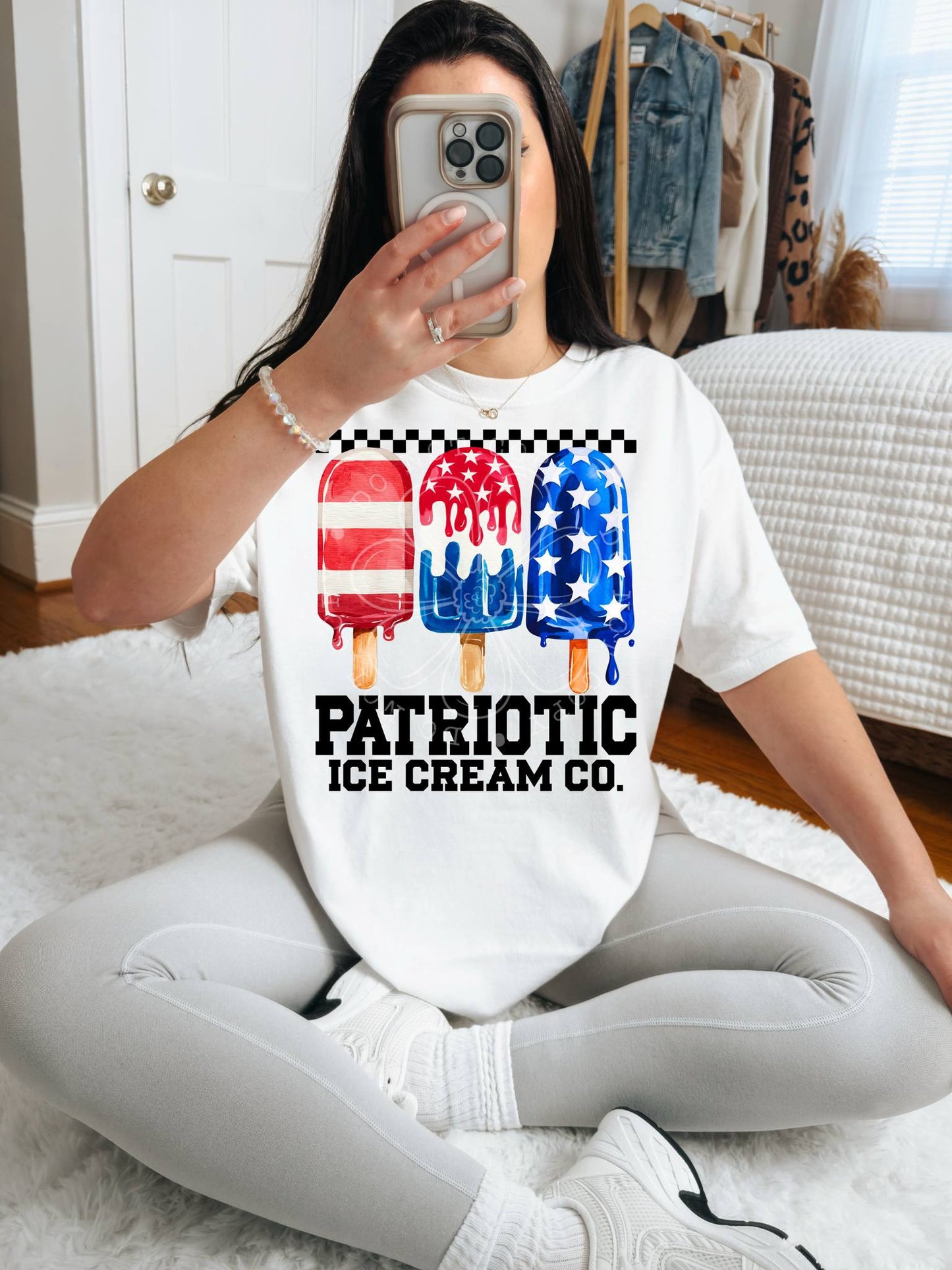 PATRIOTIC ICE CREAM CO. PNG DESIGN