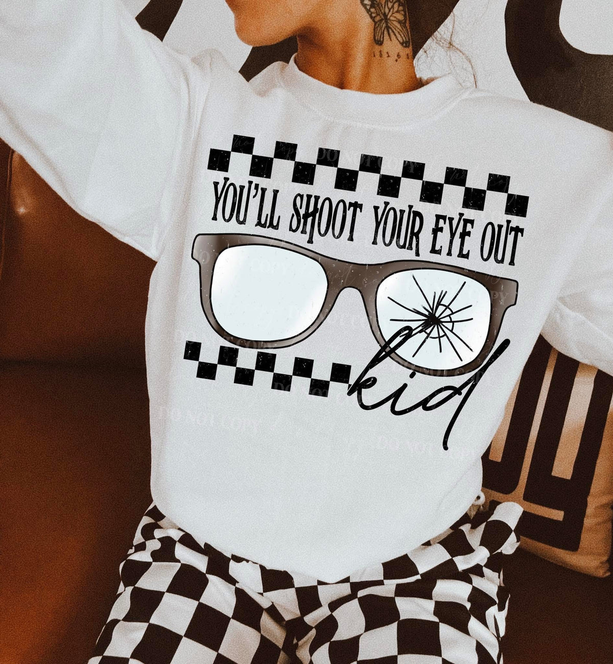 You’ll Shoot Your Eye Digital Download ★NOT HAND DRAWN★