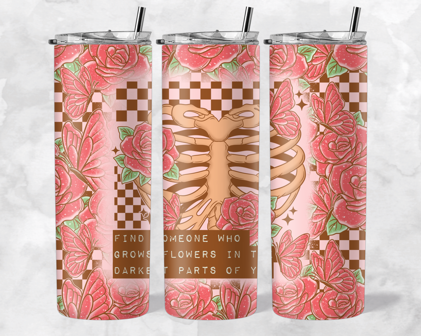 Darkest Parts Of You Tumbler Wrap *NO LICENSING REQUIRED*