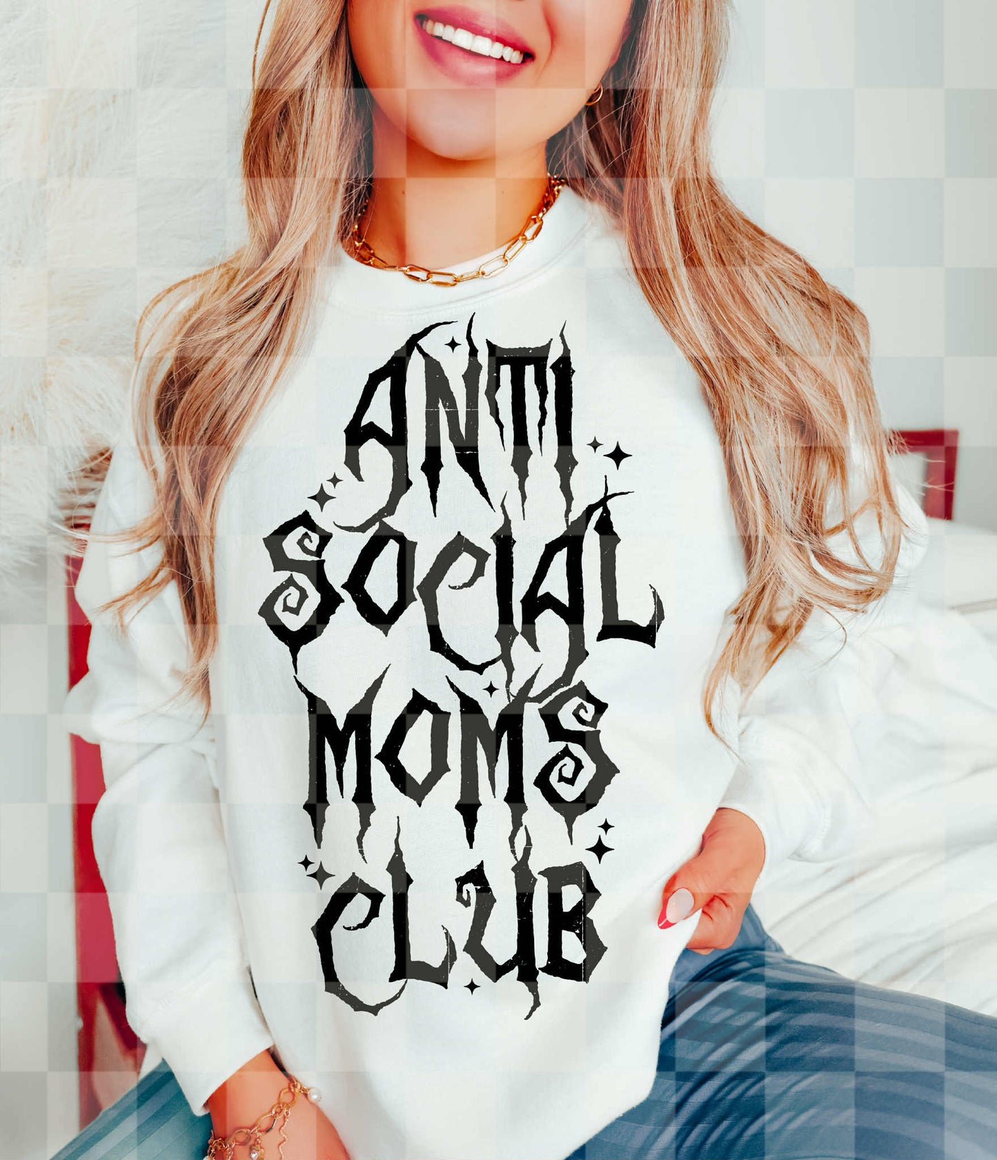 Anti Social Moms Club PNG Design *NO LICENSING REQUIRED*