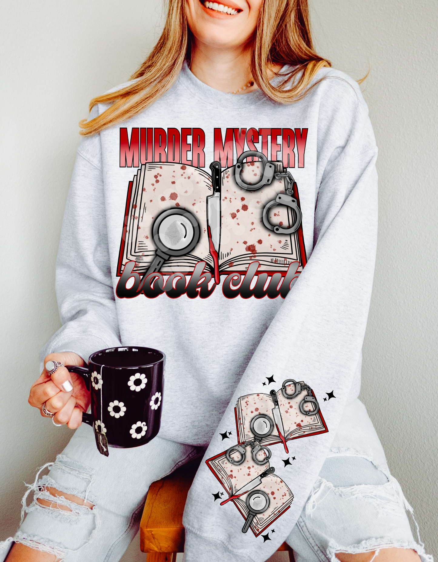 MURDER MYSTERY BOOK CLUB DIGITAL DESIGN