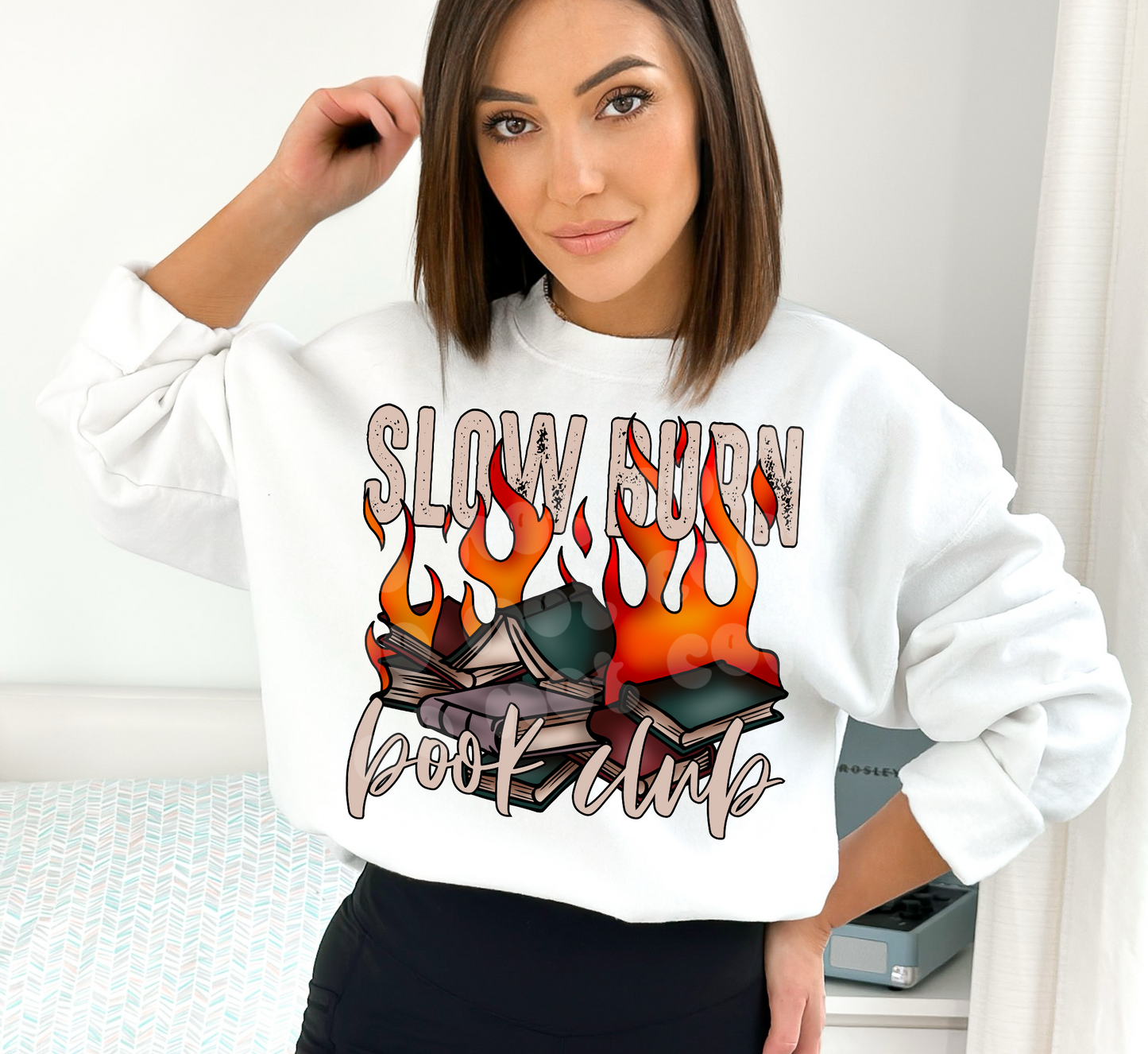 SLOW BURN BOOK CLUB DIGITAL DESIGN