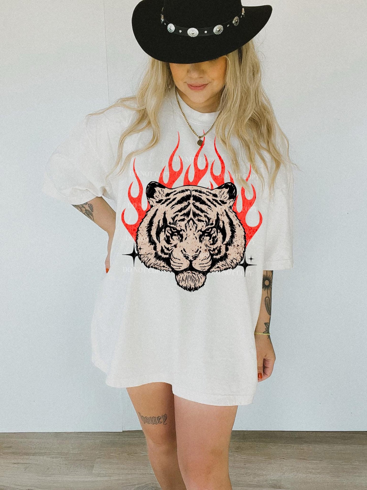 Edgy Tiger PNG Design *NO LICENSING REQUIRED*