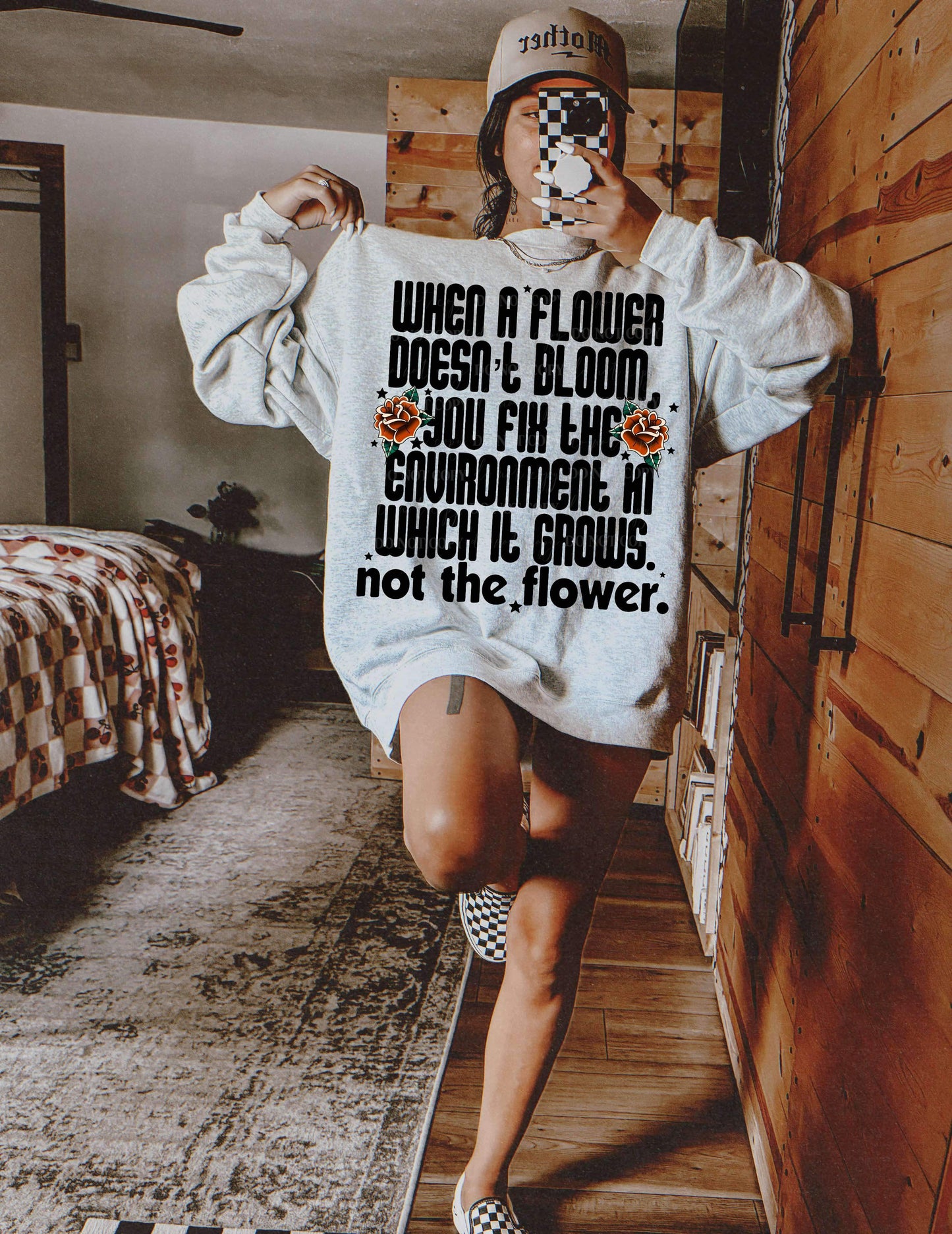 Not The Flower PNG Design *NO LICENSING REQUIRED*