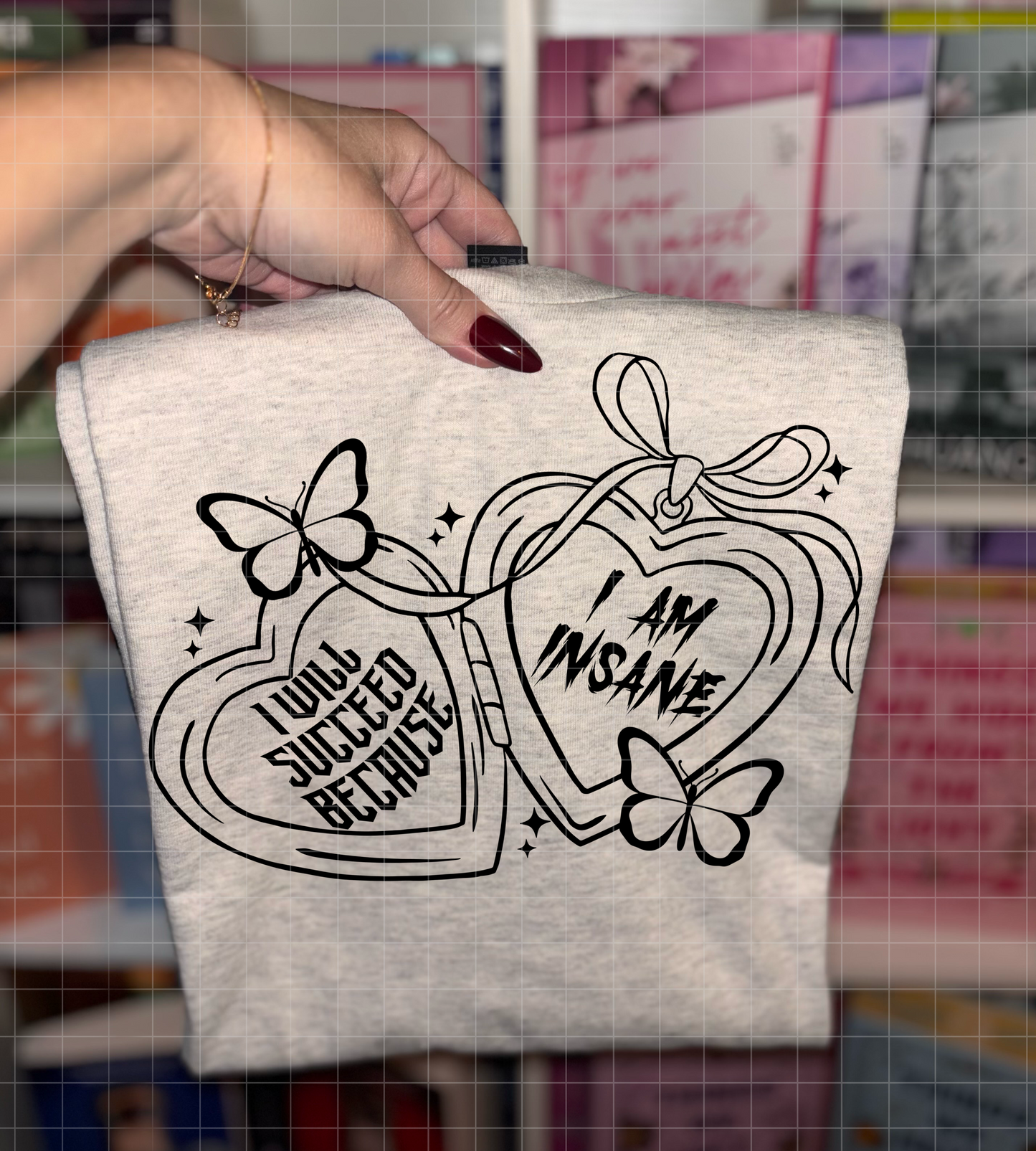 I AM INSANE PNG DESIGN