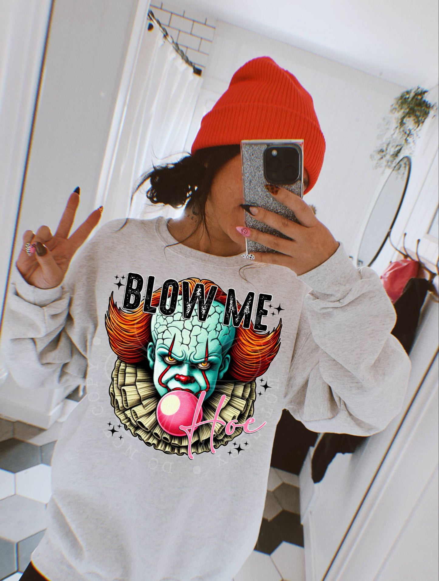 Blow Me Hoe Clown PNG Design *NO LICENSING REQUIRED*