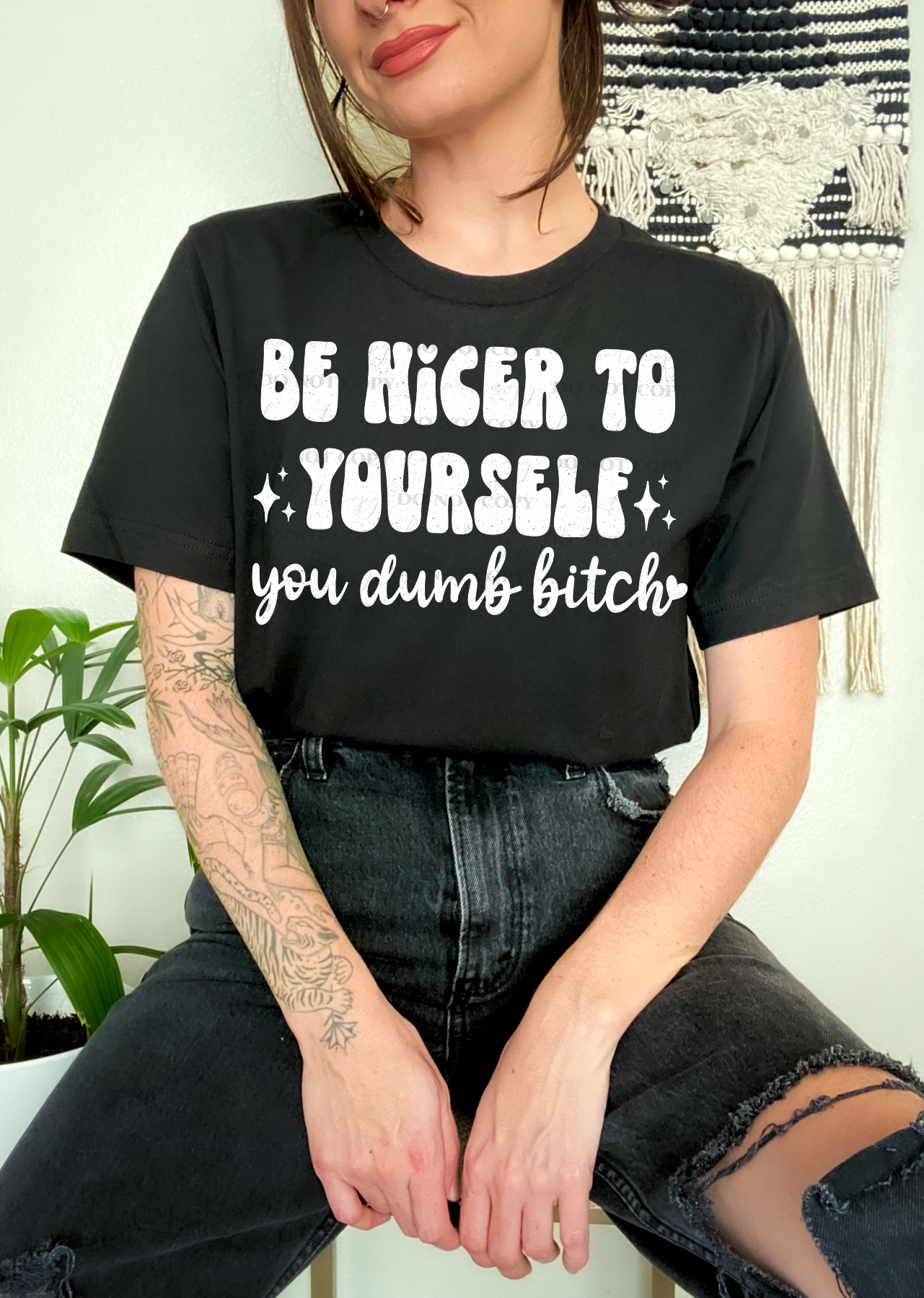 Be Nicer To Yourself PNG Design *NO LICENSING REQUIRED*
