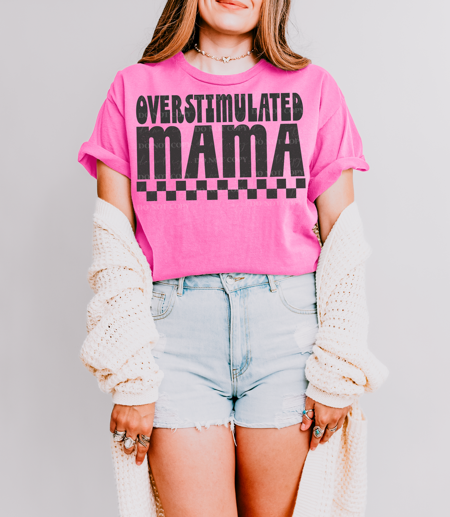 Overstimulated Mama PNG Design *NO LICENSING REQUIRED*