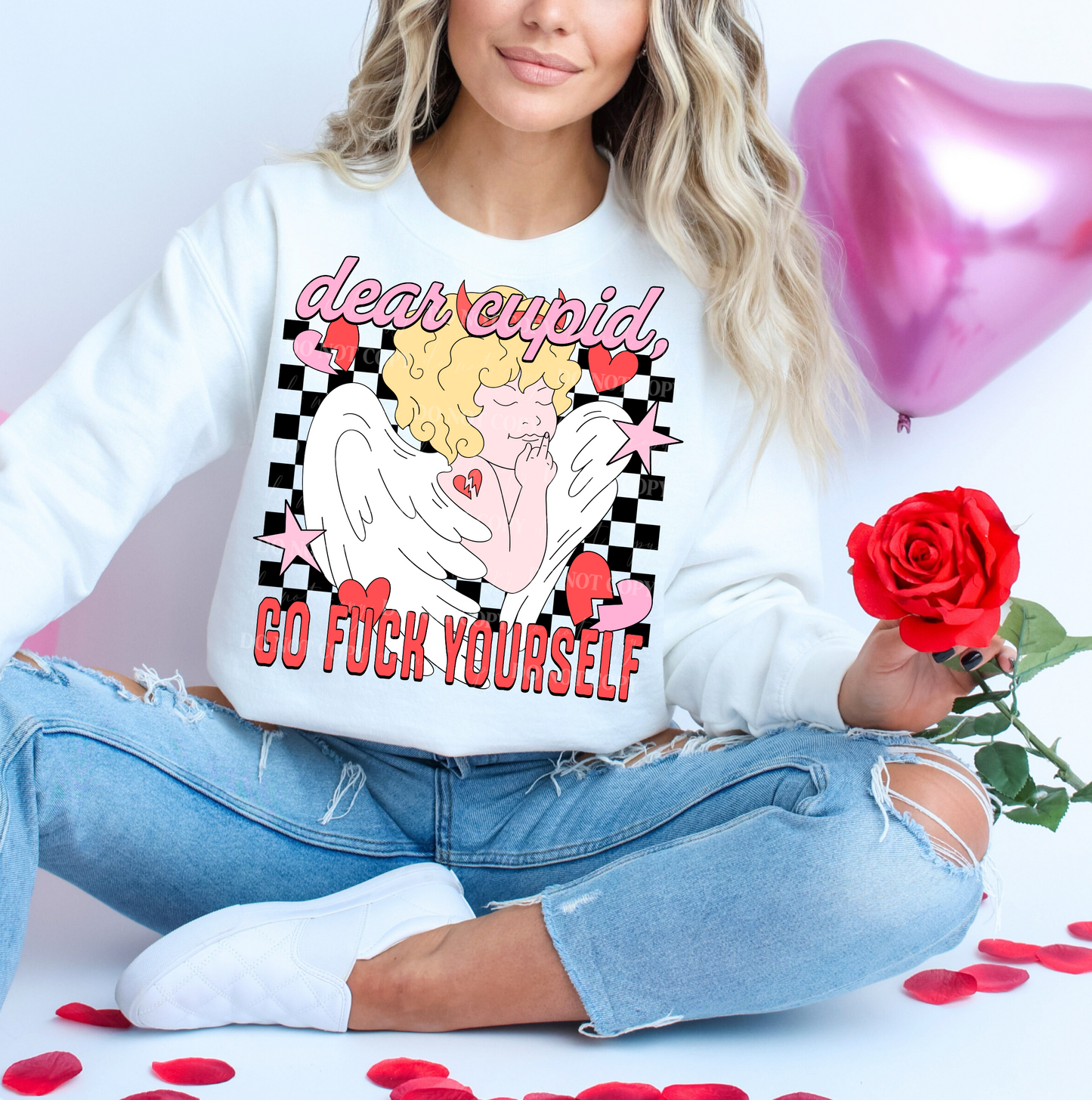 DEAR CUPID PNG DESIGN - NO LICENSING REQUIRED - DECEMBER 2024