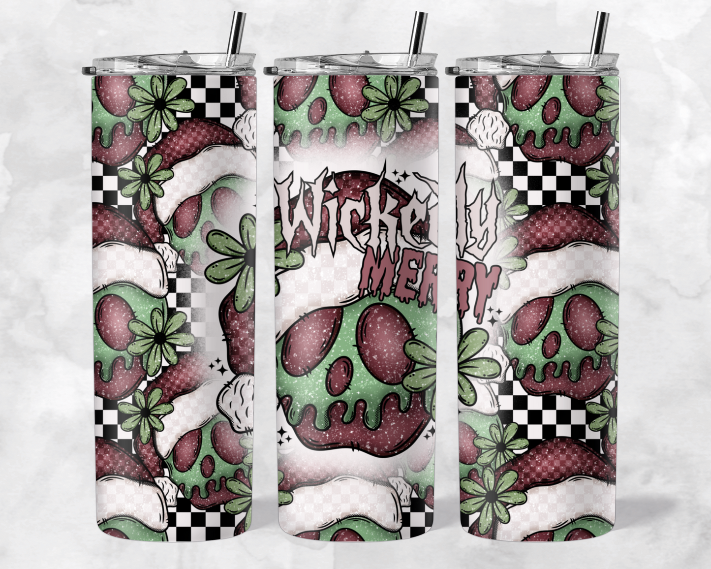 Wickedly Merry Tumbler Wrap *NO LICENSING REQUIRED*