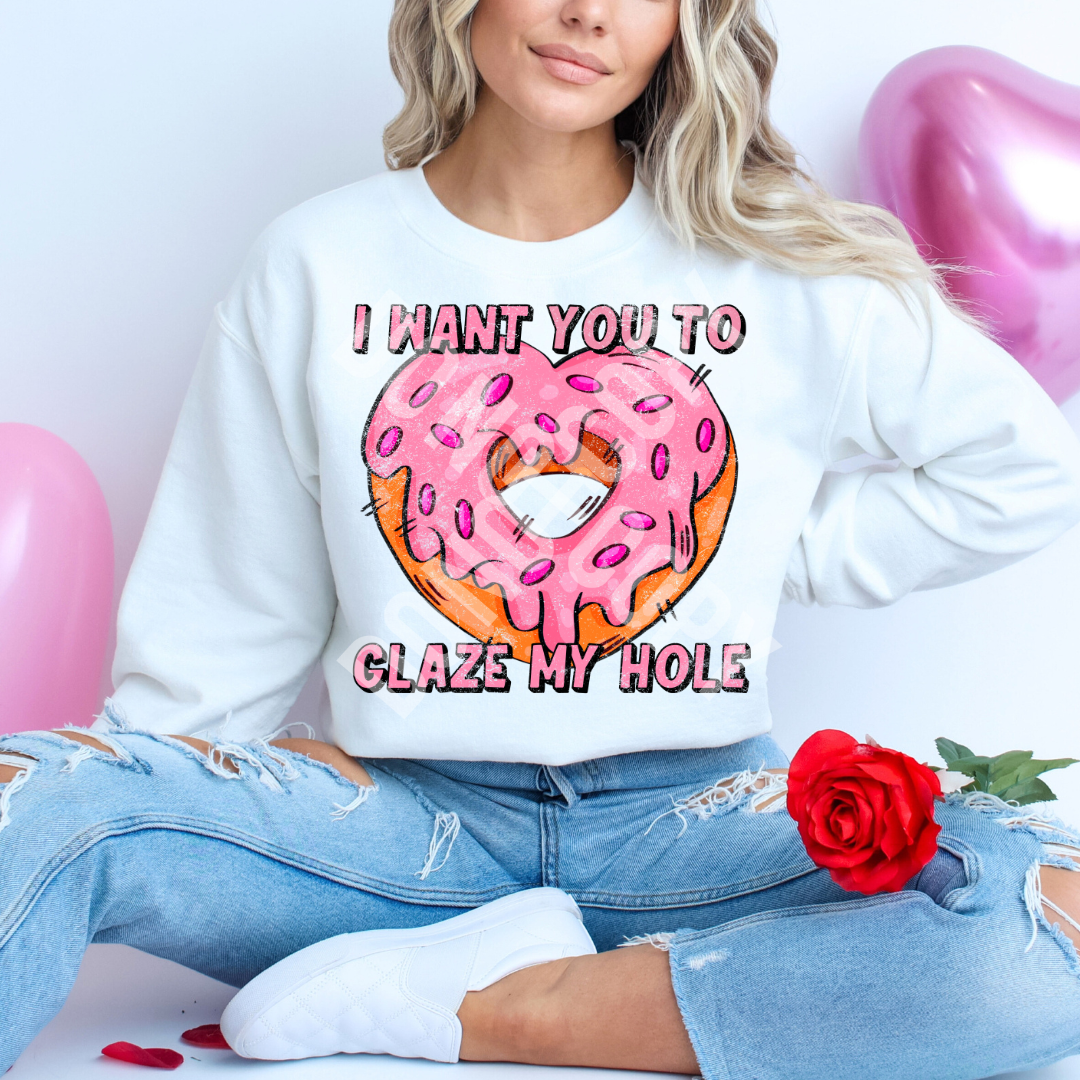 Glaze My Hole PNG Design *NO LICENSING REQUIRED*