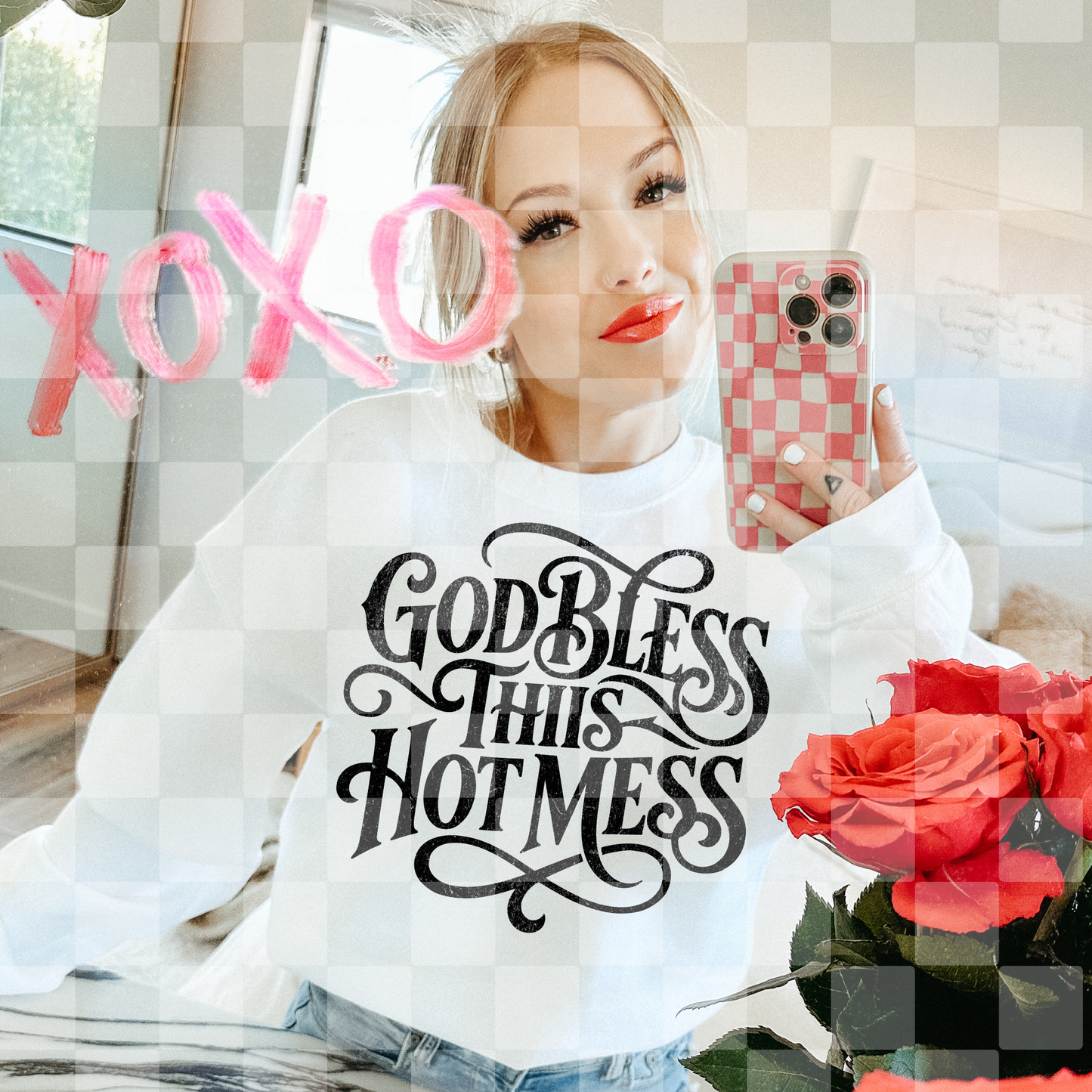 GOD BLESS THIS HOT MESS DIGITAL DESIGN