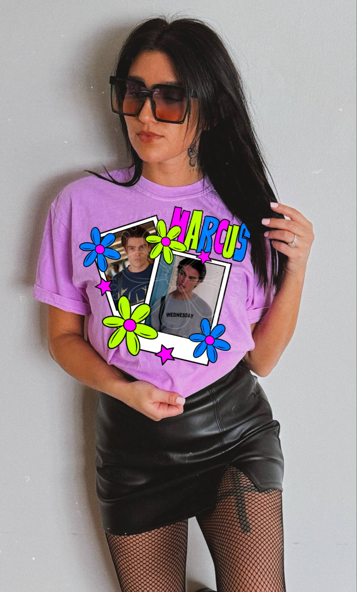Marcus X Floral Polaroid - Commercial Use - No Licensing