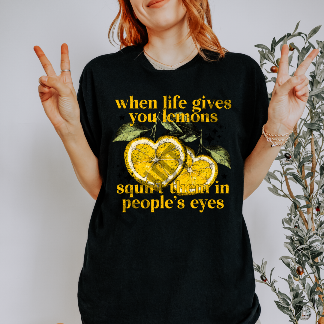 LIFE GIVES YOU LEMONS DIGITAL DESIGN